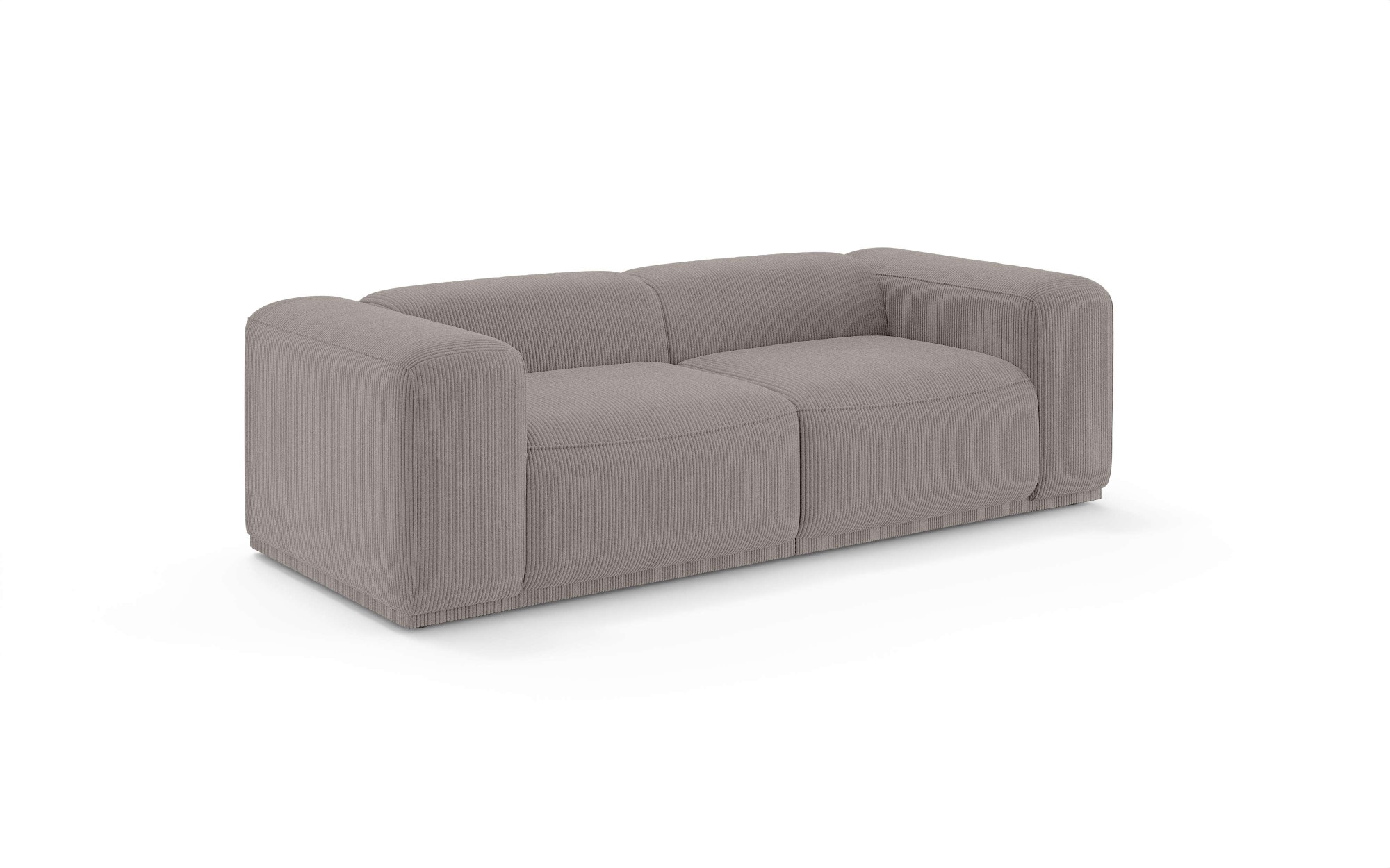 s.Oliver Big-Sofa »EMMERIK Designersofa, 3-Sitzer mit Wellenfederung, B/T/H: 242/98/73 cm«, hoher Sitzkomfort, gemütlich und modern, auch in Cord