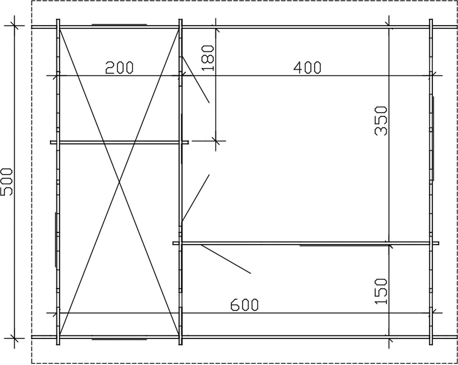 Skanholz Gartenhaus »St. Moritz«