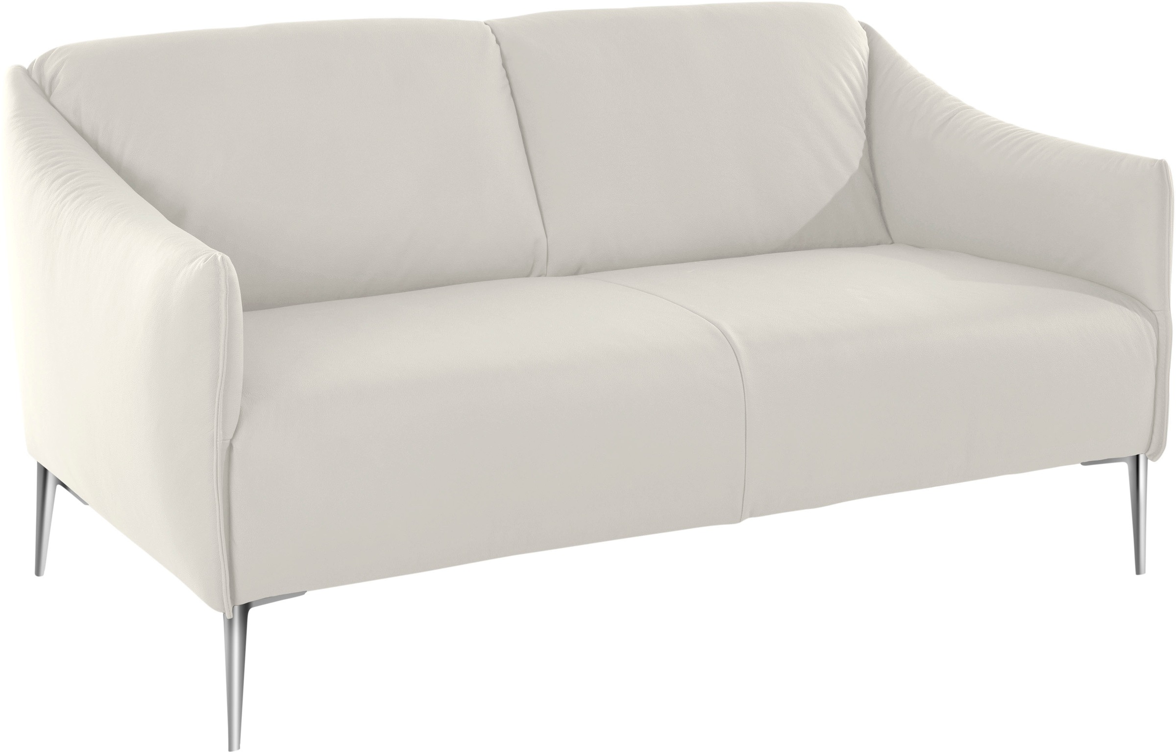 W.SCHILLIG 2-Sitzer »sally«, mit Metallfüßen in Chrom glänzend, Breite 154 cm