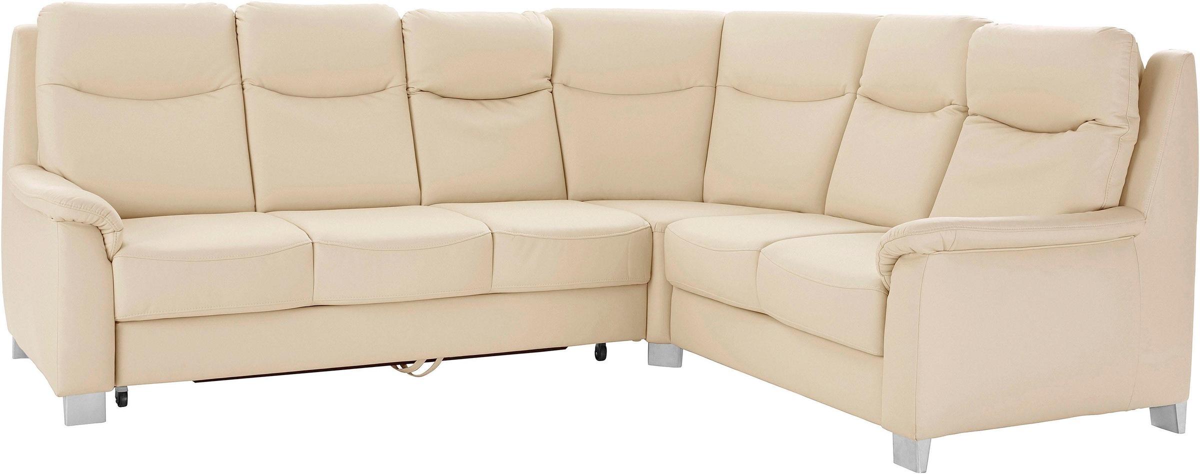 sit&more Ecksofa »Boccaccio L-Form«, mit Federkern und Kopfteilverstellung, wahlweise mit Bettfunktion