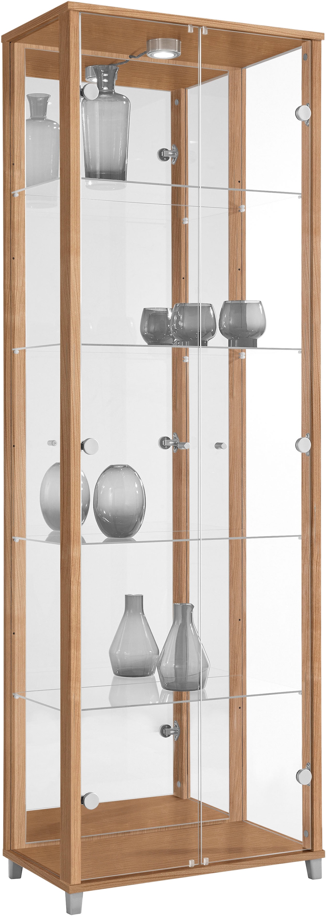 fif möbel Vitrine »OPTIMA« Standvitrine, Vitrinenschrank, Glasvitrine, Samm günstig online kaufen