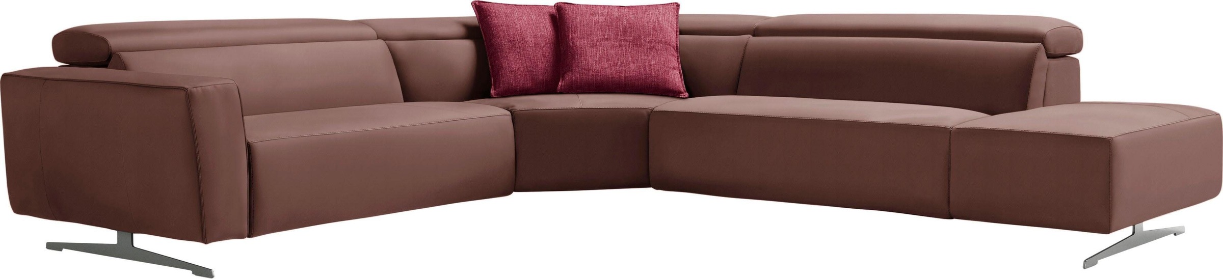 Egoitaliano Ecksofa »Stefanie-e, Designsofa der Extraklasse, bequem mit hoh günstig online kaufen