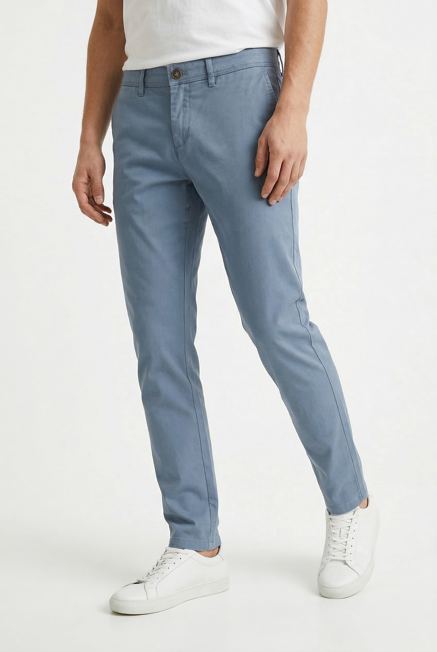 Jack & Jones »JJIMARCO mit Badge und hohem Tragekomfort«  unifarben, modisch, slim fit, Baumwollmischung