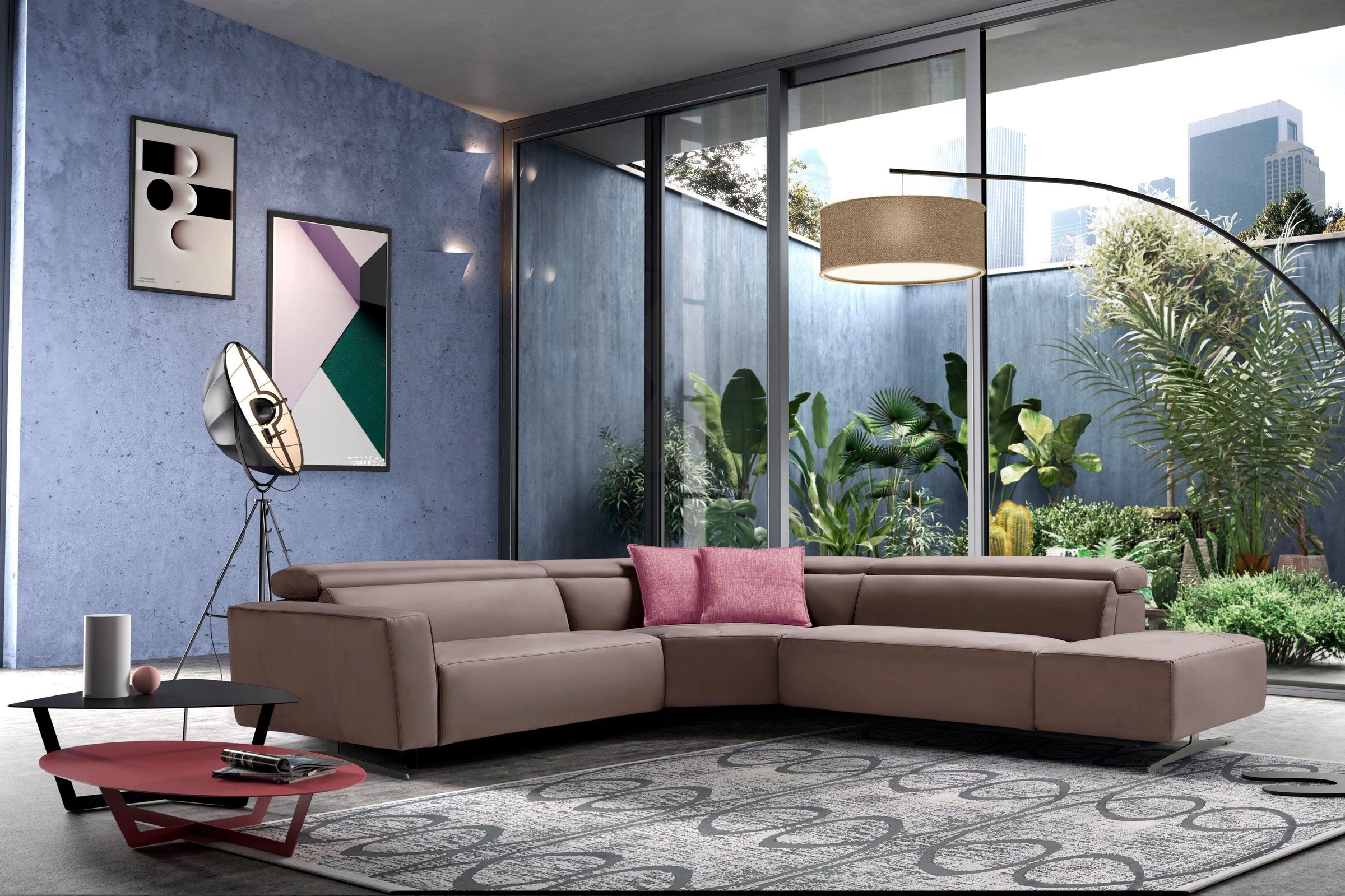 Egoitaliano Ecksofa »Stefanie-e, Designsofa der Extraklasse, bequem mit hoh günstig online kaufen