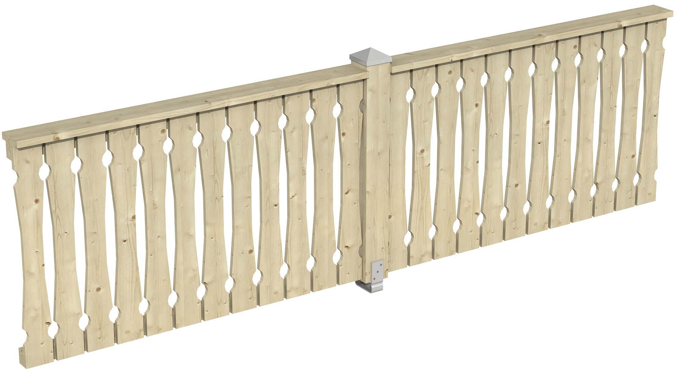 Skanholz Brüstungsgeländer »Balkonschalung«