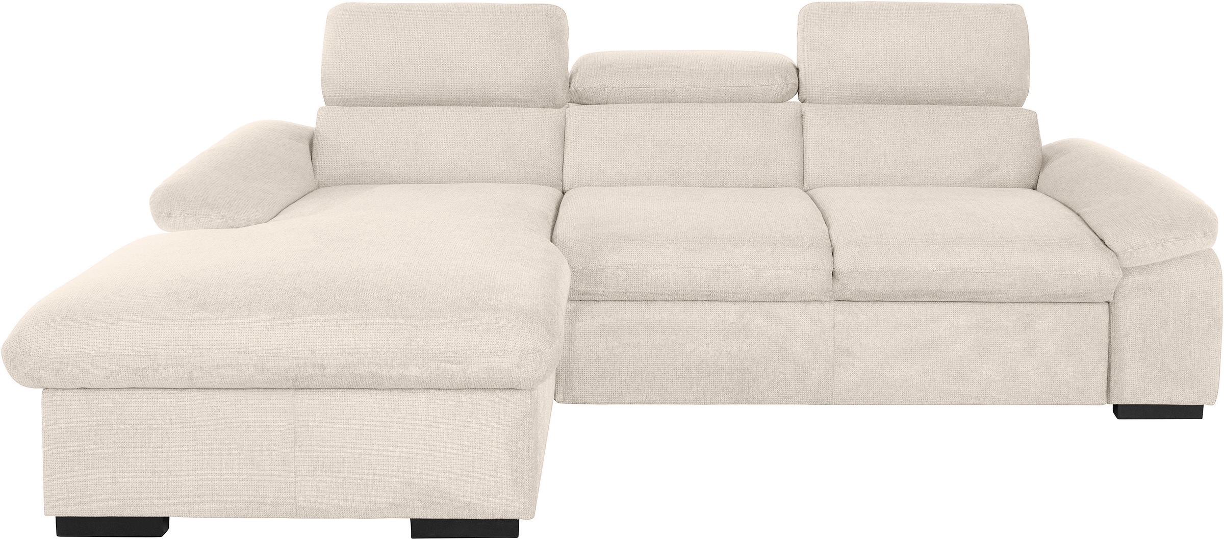 COTTA Ecksofa »Lola L-Form mit Kopfteilfunktion & Hocker«, (Set, mit Hocker günstig online kaufen