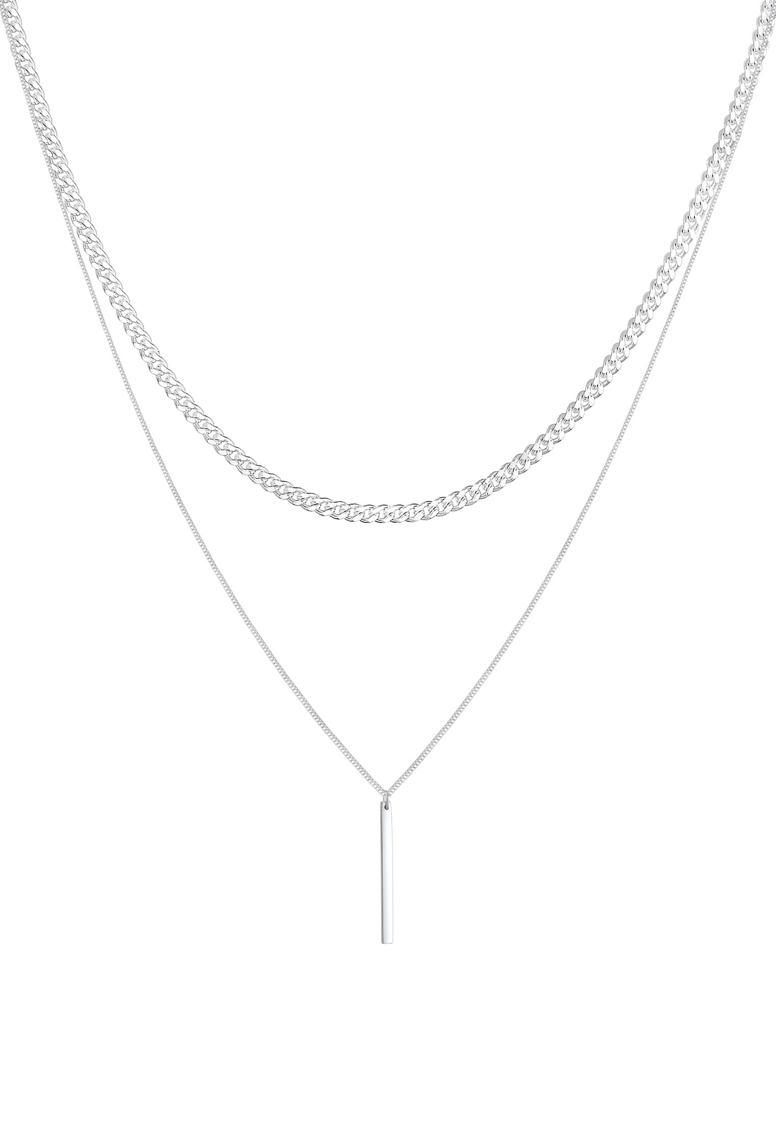 Elli Premium Gliederkette »Halskette Layer 925 Sterling Silver«