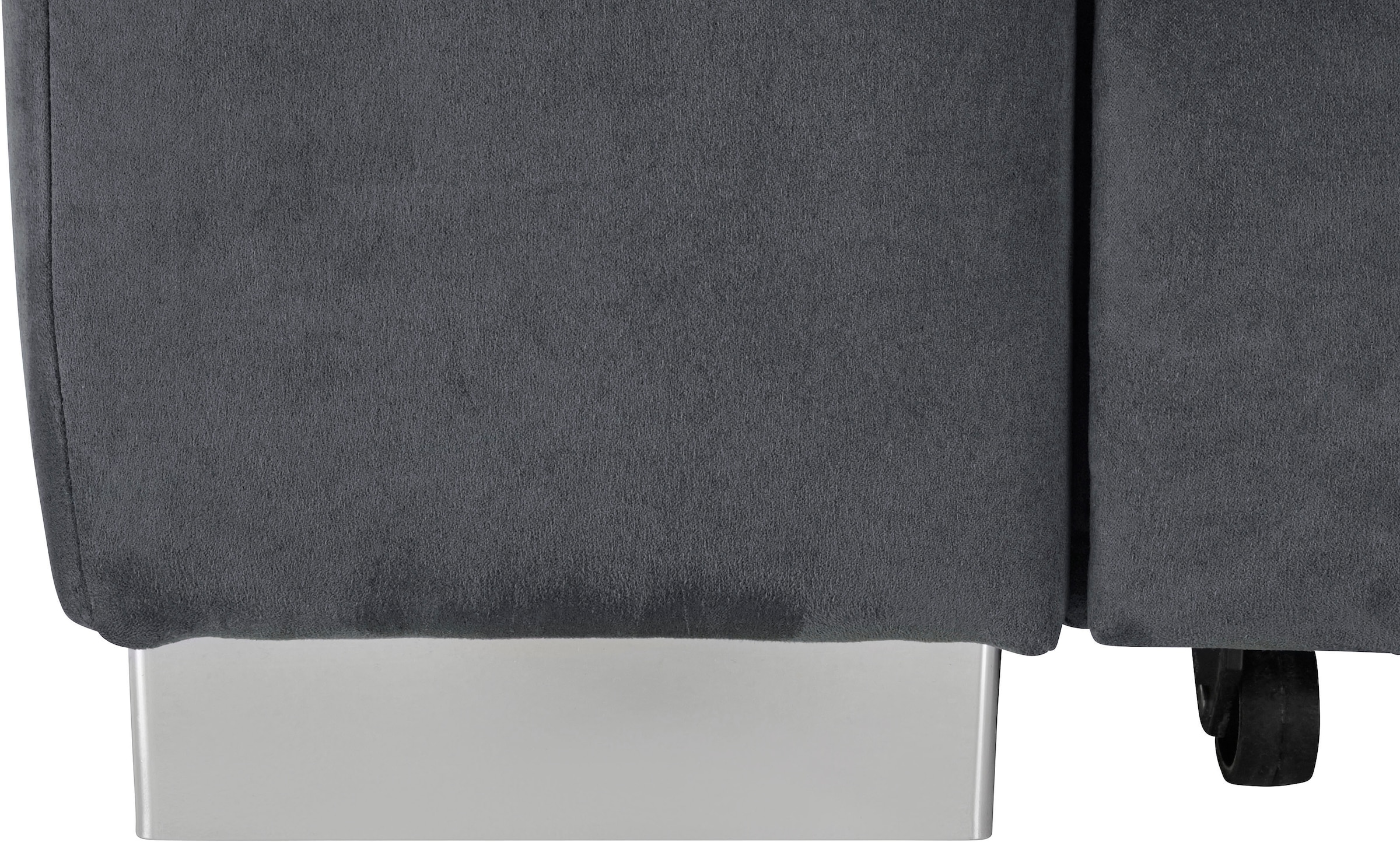sit&more Ecksofa »Santorini L-Form«, mit Federkern und Sitztiefenverstellung, wahlweise mit Bettfunktion