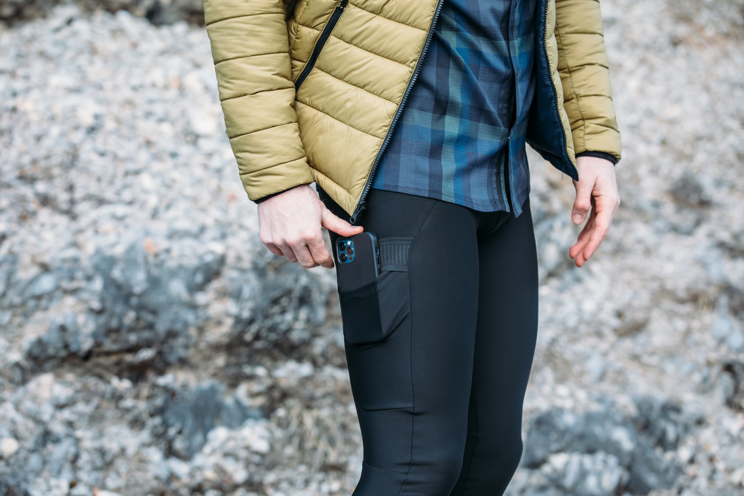 Gonso Fahrradhose »Essential Bib Tight Cargo SC M«, Herren Cargo-Radhose, Sitzpolster und Taschen