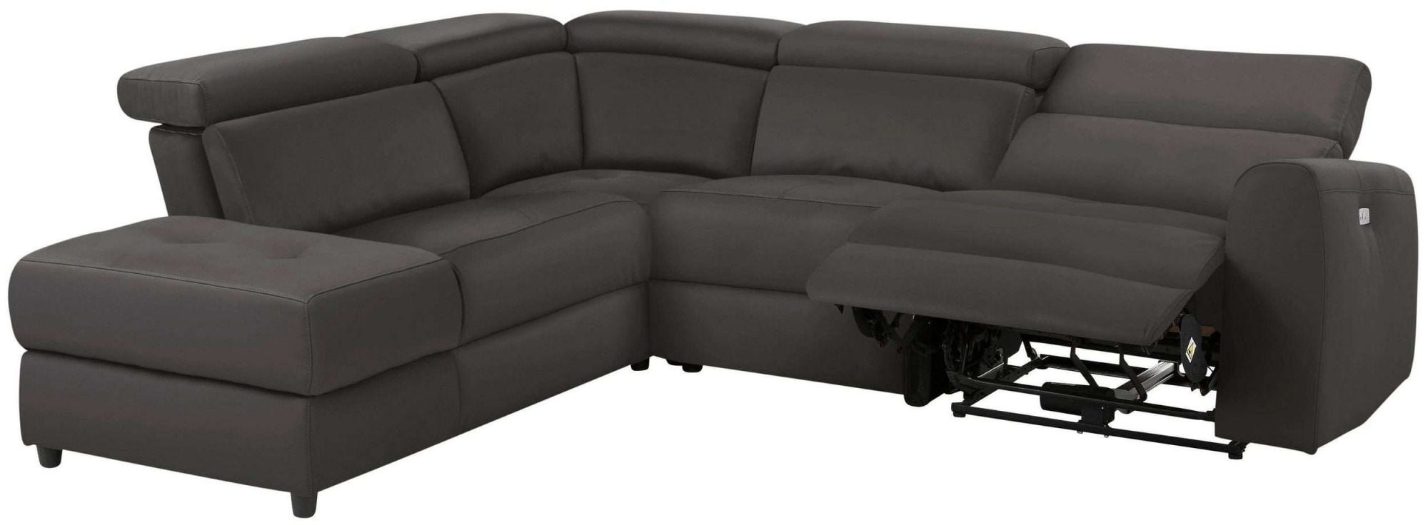 Home affaire Ecksofa »Sentrano, L-Form,«, 273 cm, man. o. elektr. Relaxfunktion und USB/Kopfverstellung