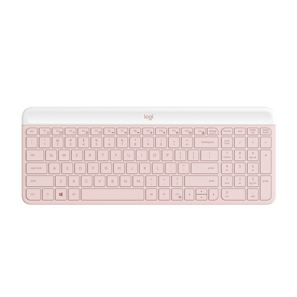Logitech Tastatur- und Maus-Set »Wireless MK470 Slim Combo - ROSE - FRA - CENTRAL«