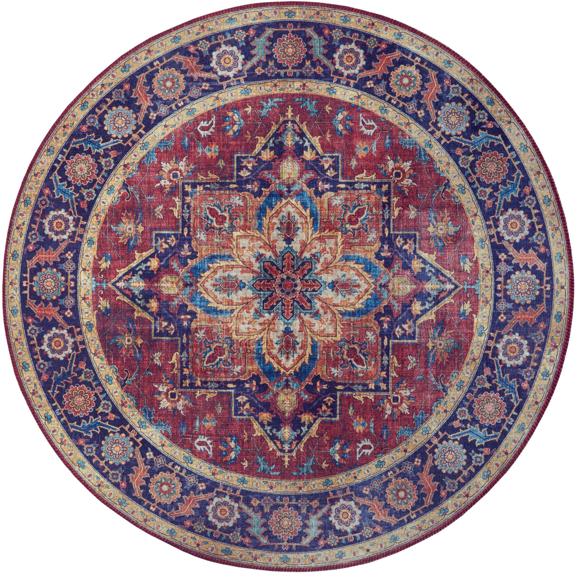 HANSE Home Teppich »Anthea« rund 5 mm Höhe Orientalisch, Orient, Vintage, Wohnzimmer, Schlafzimmer, Esszimmer