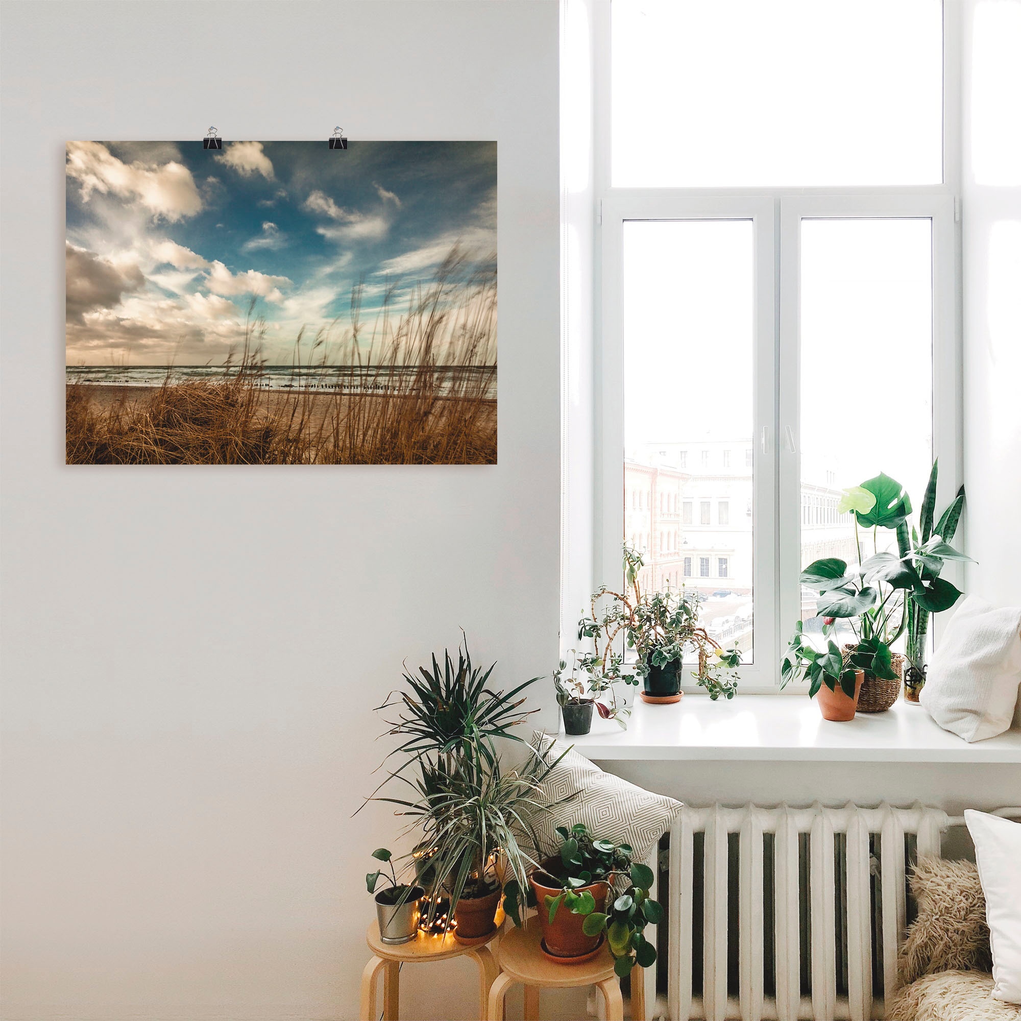 Artland Wandbild »An der Küste der Ostsee«, Gewässer, (1 St.), als Leinwandbild, Poster in verschied. Größen
