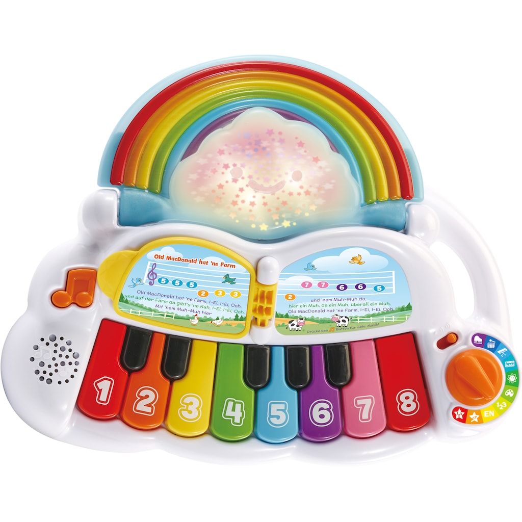 Vtech® Spielzeug-Musikinstrument »VTechBaby, Babys Regenbogen-Keyboard«