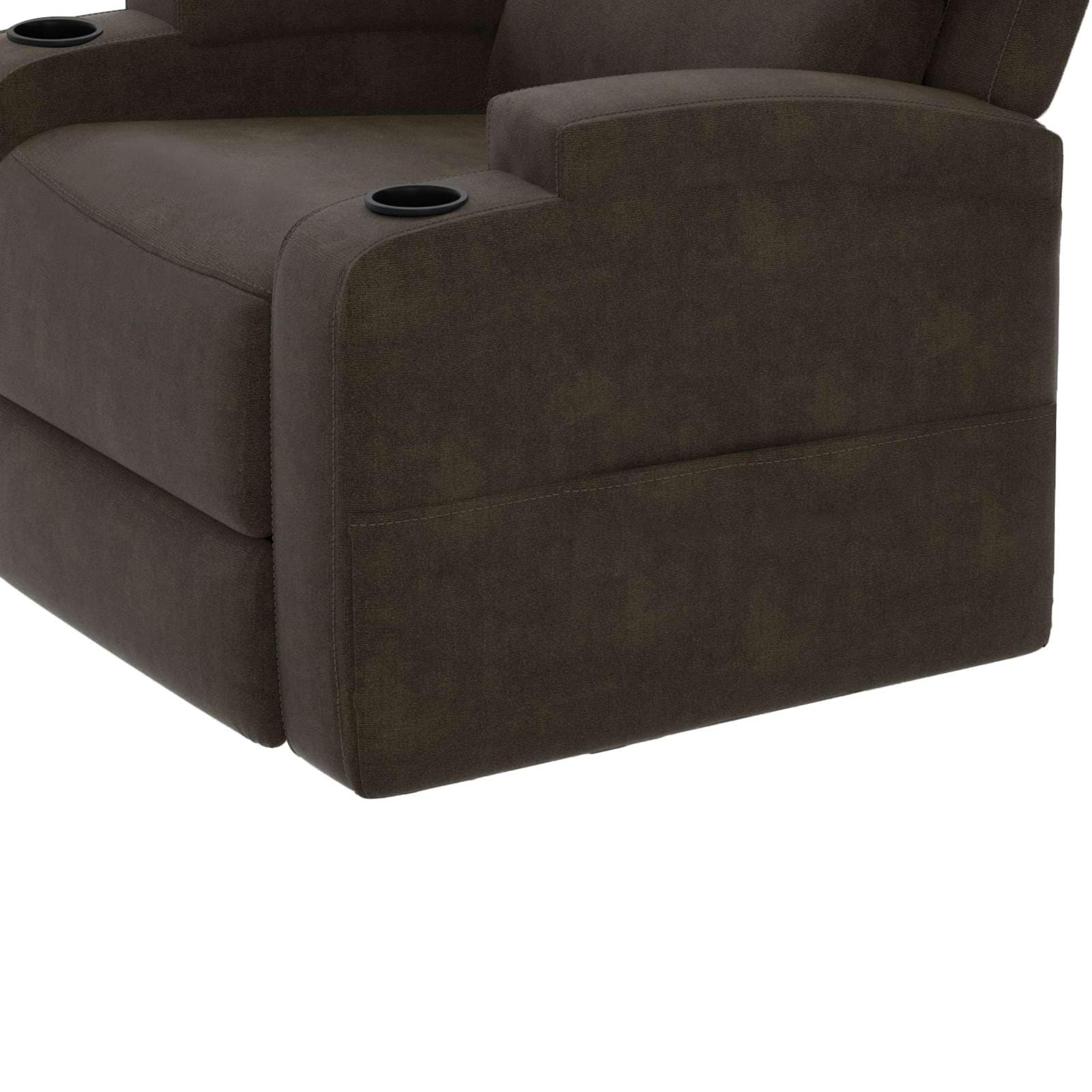 Home affaire 3-Sitzer »Napori«, Kinosofa mit 2 x Relaxfunktion und Getränkehalter