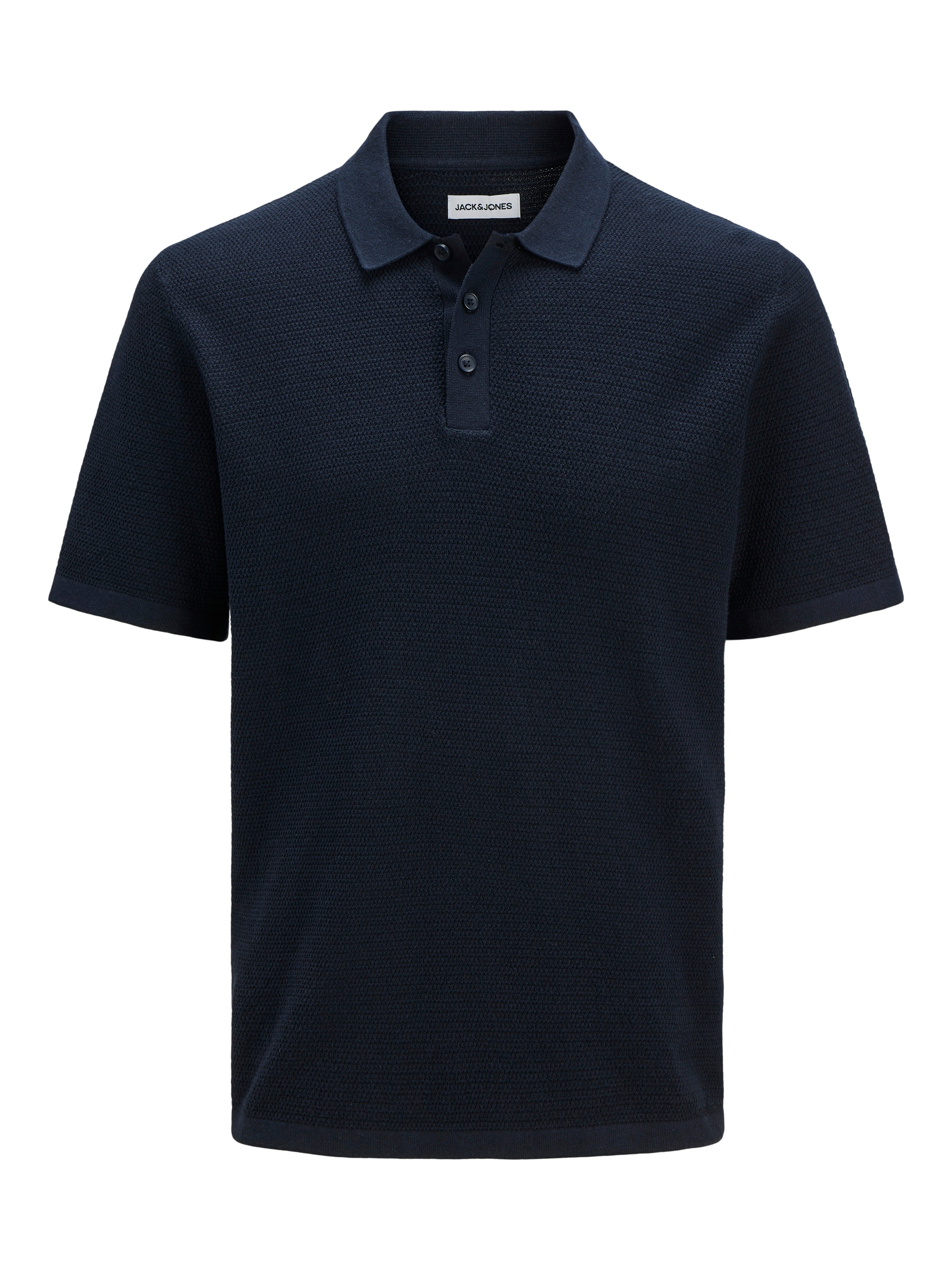 Jack & Jones Kurzarmpullover »JJEGEORGE KNIT POLO SS SN«, mit Polo Kragen