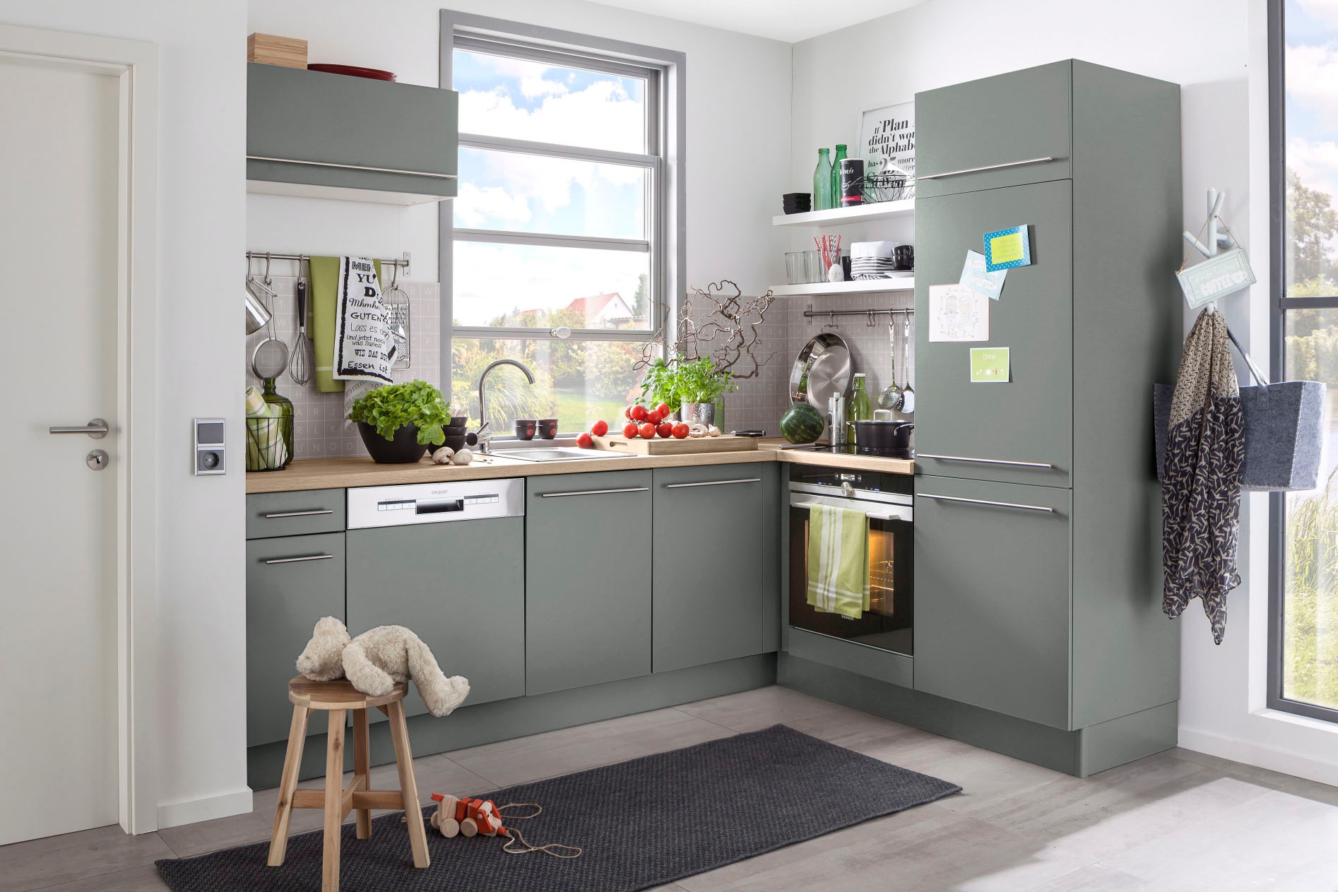 OPTIFIT Kühlumbauschrank »Bern« 60 cm breit, 212 cm hoch, mit höhenverstellbaren Stellfüßen