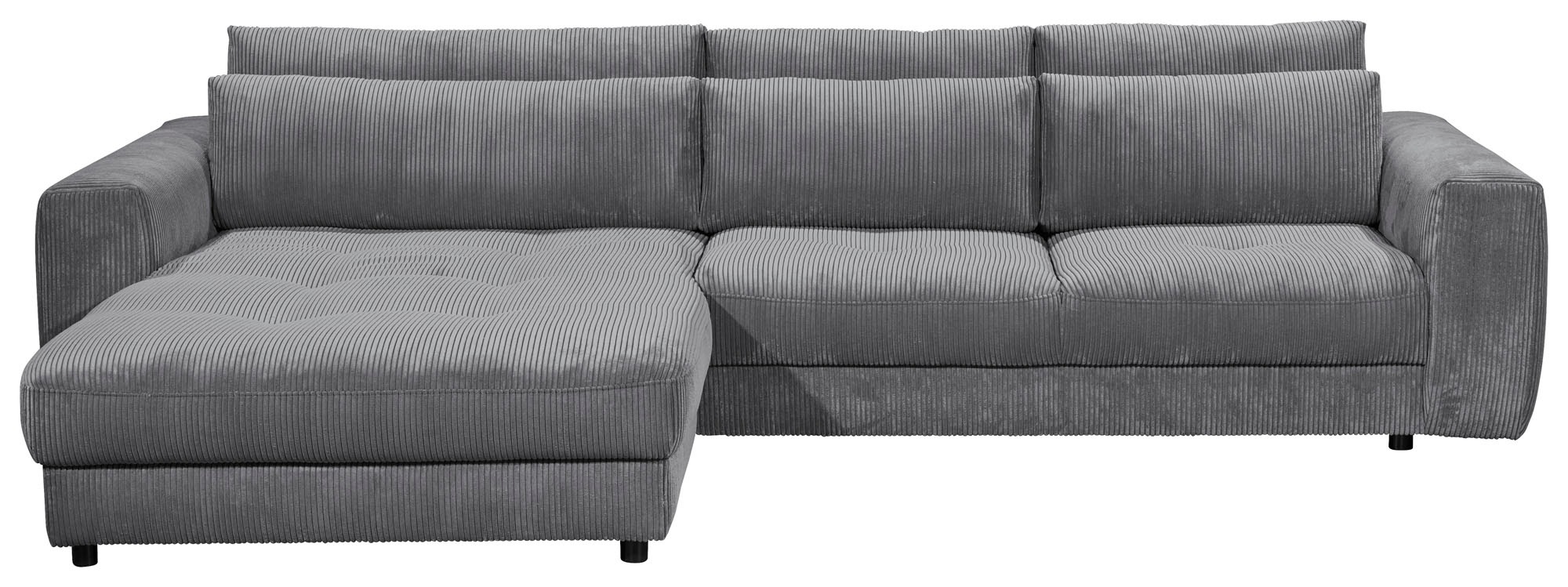 ED EXCITING DESIGN Ecksofa »Barura L-Form«, mit 3 Nierenkissen günstig online kaufen