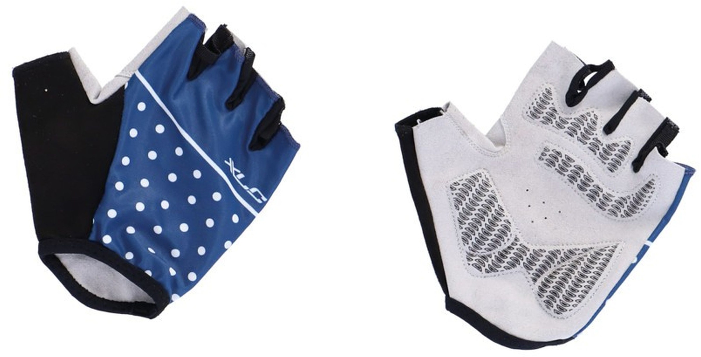 Xlc Fahrradhandschuhe "Kurzfingerhandschuh CG-S10" Gr. L, blau (blau, weiß), L