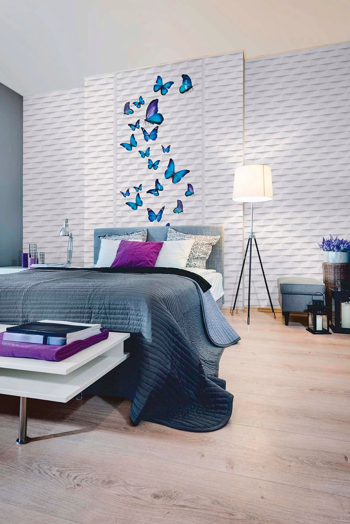 living walls Vliestapete »Scandinavian«, 3D-Optik-geometrisch-grafisch, Grafik Tapete 3D Effekt Tapeten Wohnzimmer Schlafzimmer Küche Design