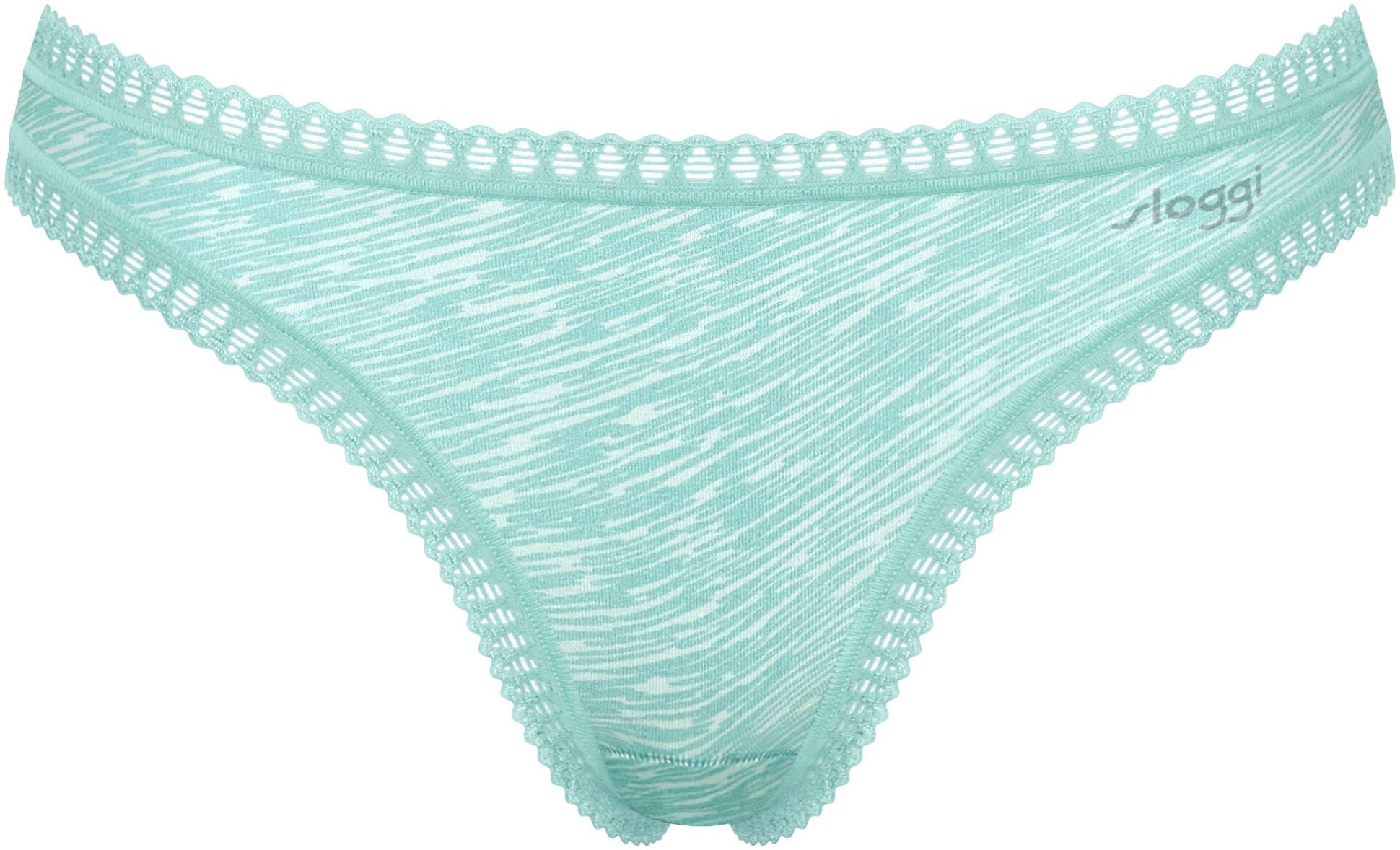 sloggi Slip »GO Crush String C3P«, (3er Pack), Spitzendetails