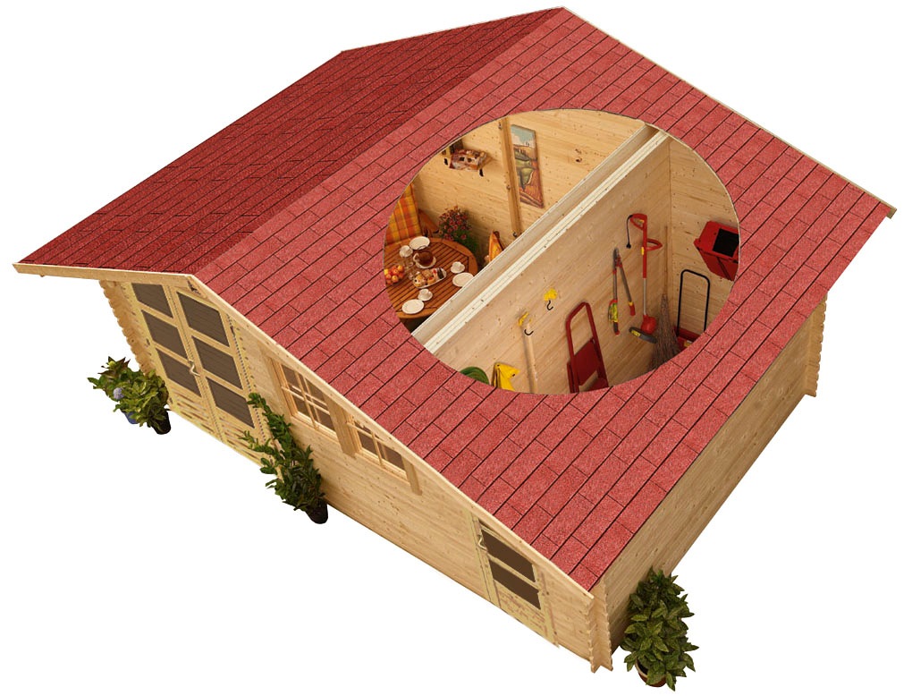 KONIFERA Gartenhaus »Bellatrix«