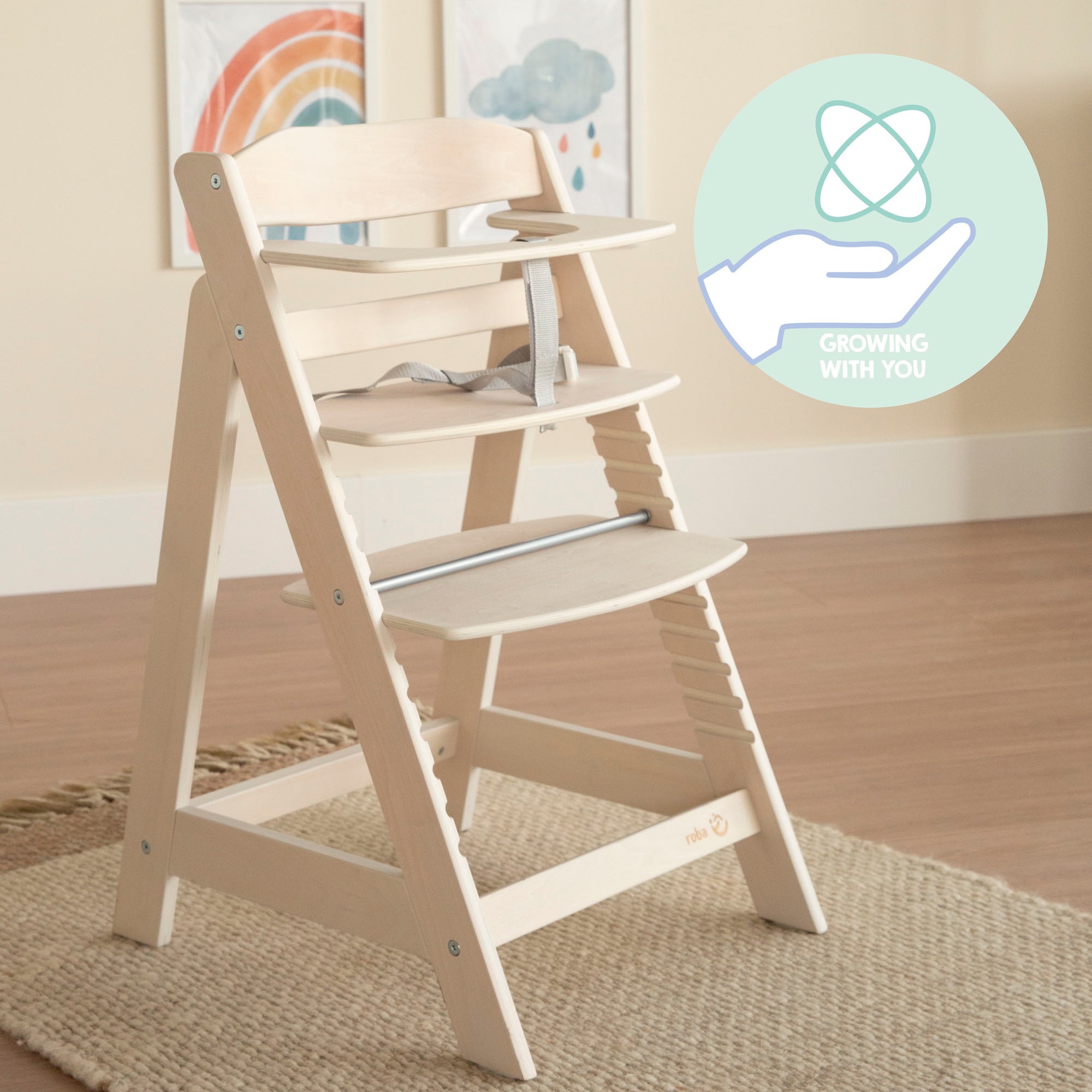 roba® Hochstuhl »Sit Up Flex«, aus Holz