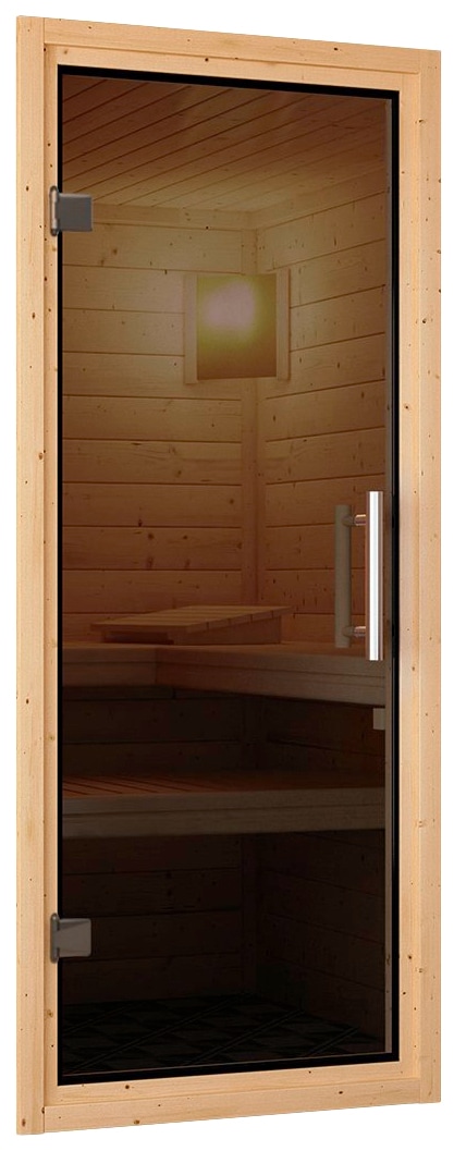 Karibu Sauna »Swantje« Set,  Ofen 3,6 kW intgr. Strg