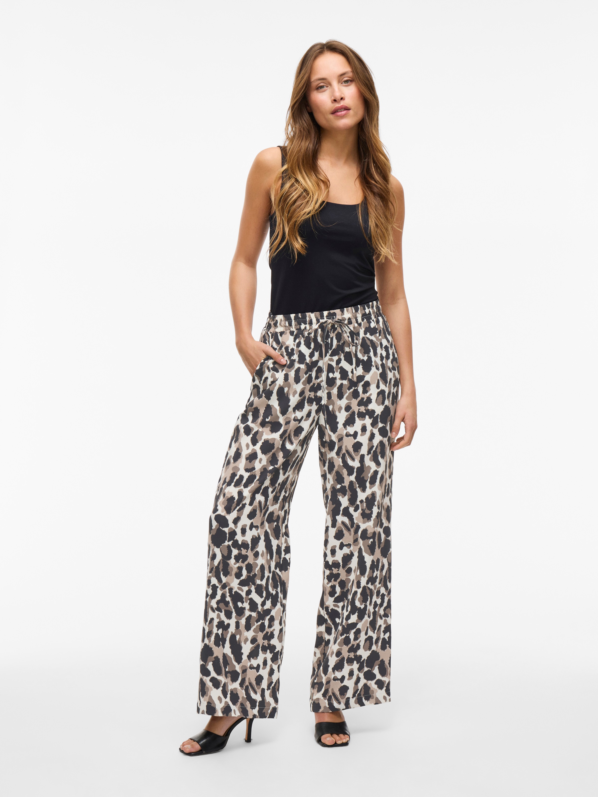 Vila Schlupfhose »VIJOSA HW WIDE PANTS - NOOS«, Sommerhose