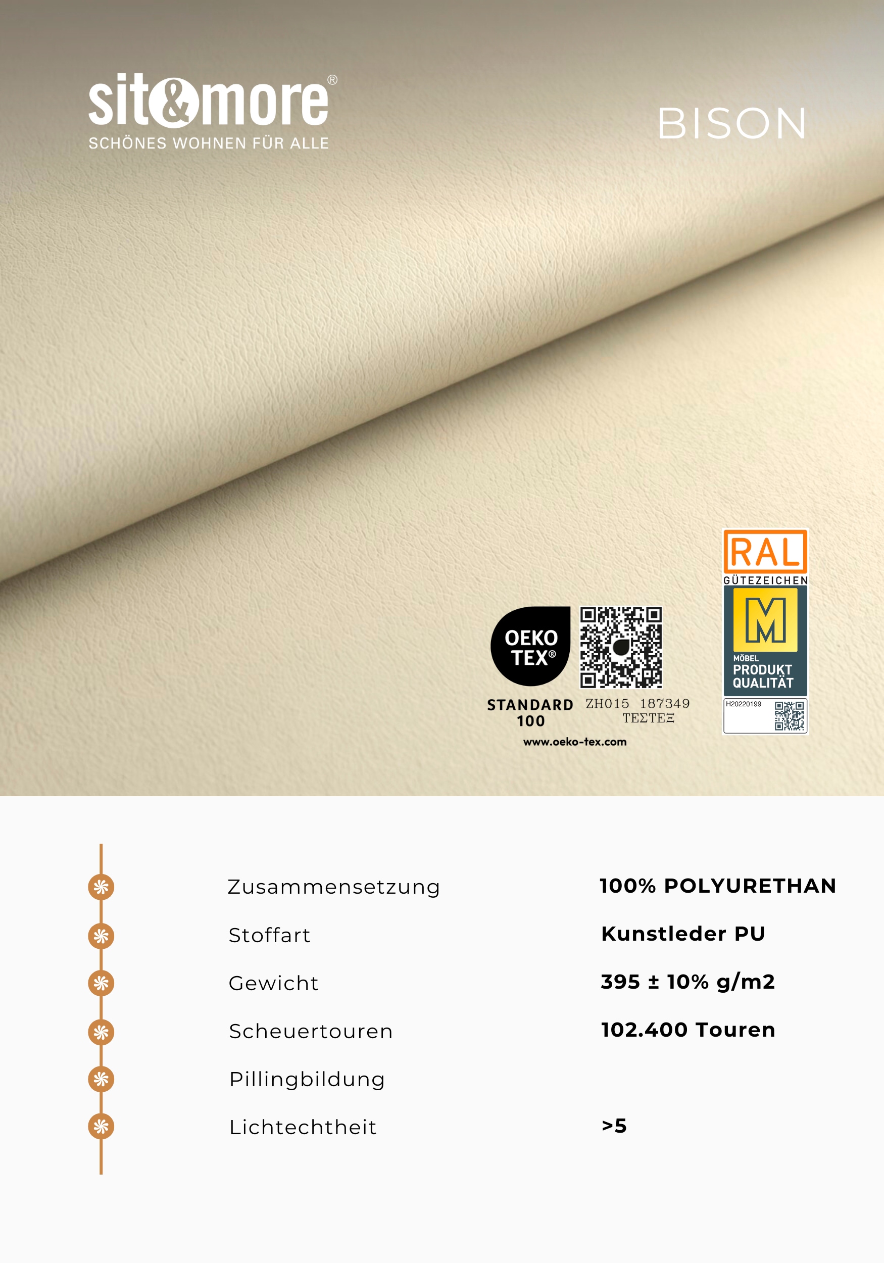 sit&more Sessel »Mailand, B: 99 cm« individuell zu kombinieren