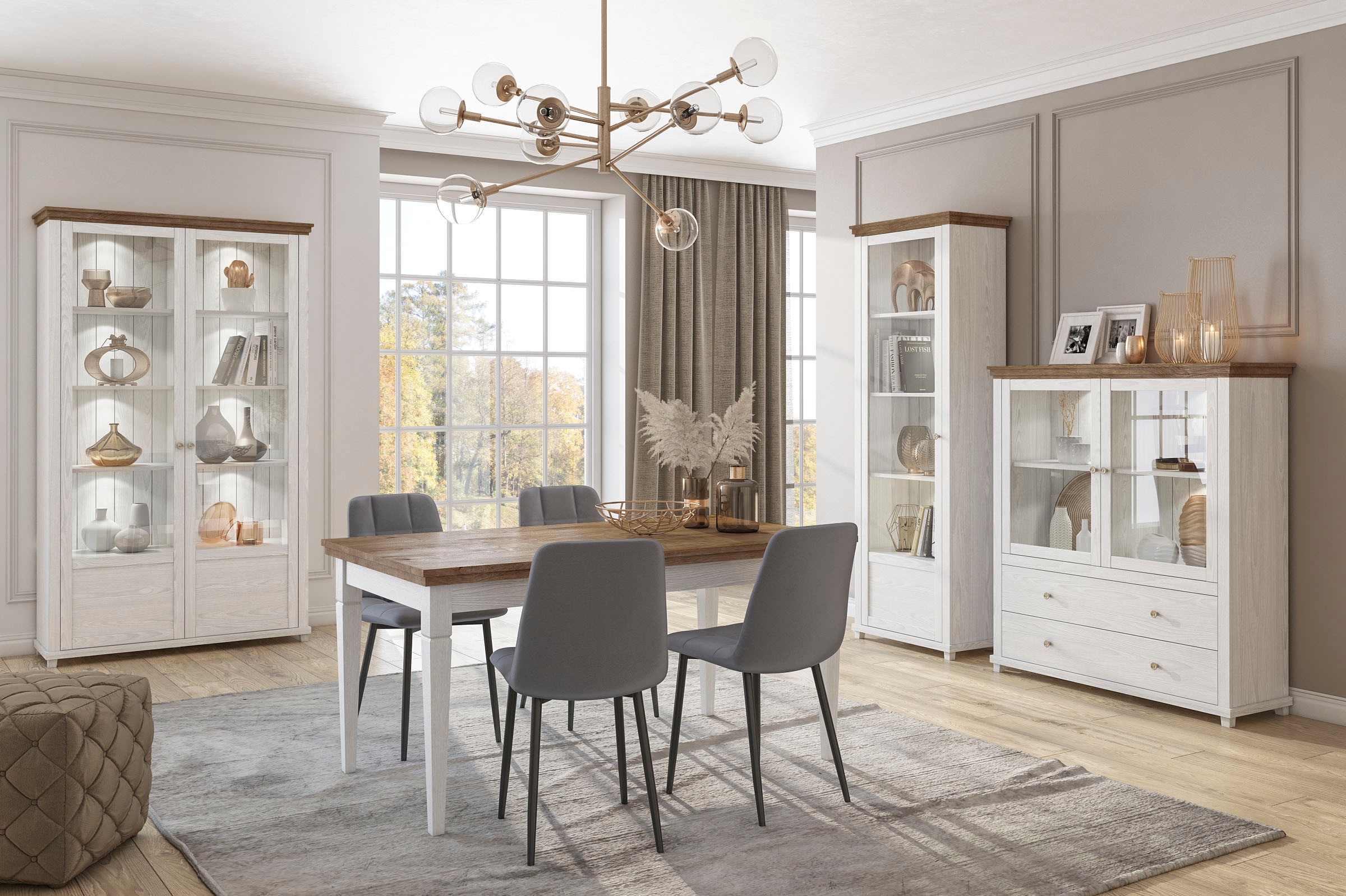 Home affaire Esstisch »Evora«, Breite 160 cm, verlängerbar auf 240 cm