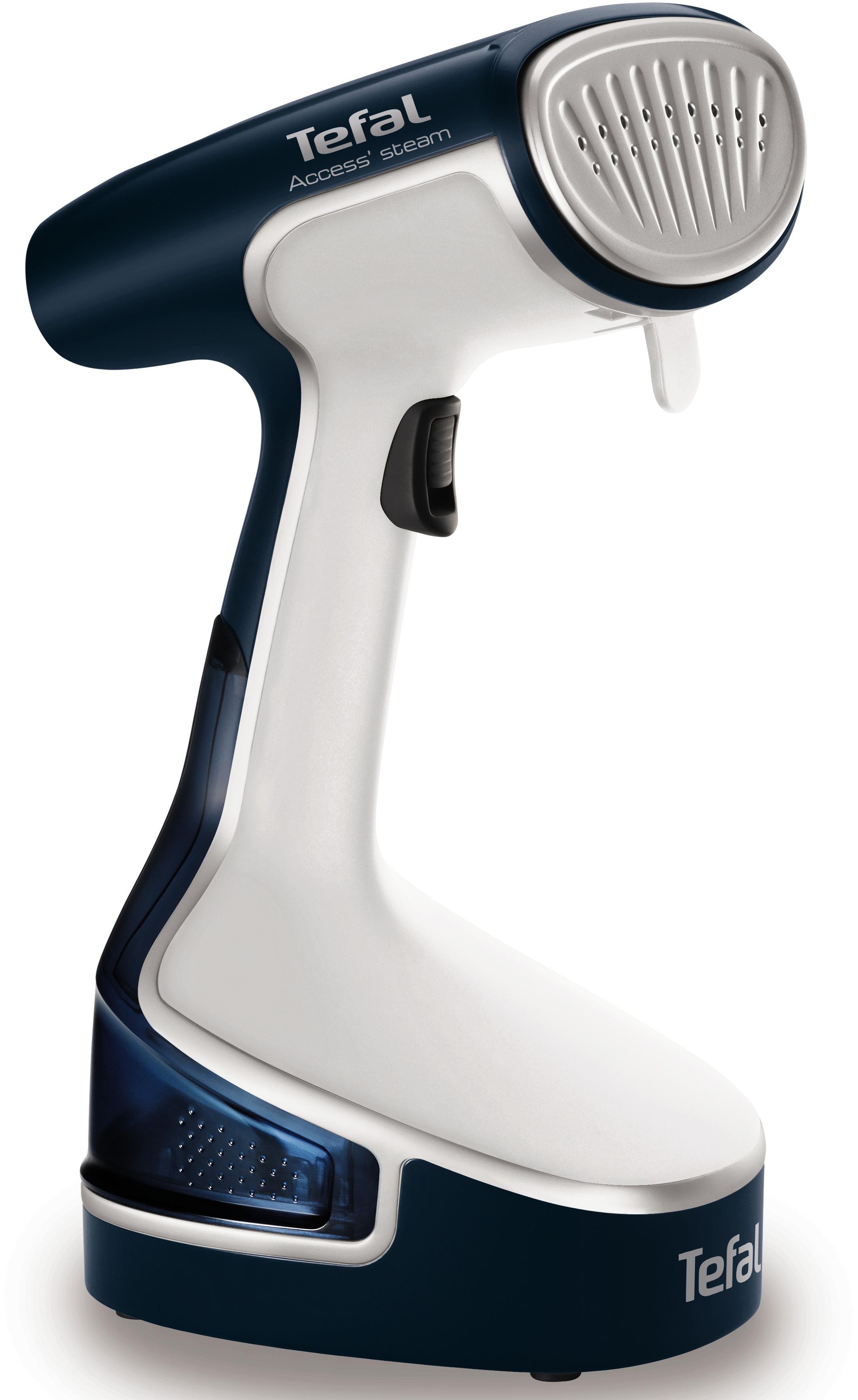 Tefal Dampfbürste »Access Steam, 1500 W, kompaktes Design, Dampfleistung 24 g/Min.,«, 1500 W, kurze Aufheizzeit, Wassertank 200ml, Steamer, dunkelblau/weiß, DR8085