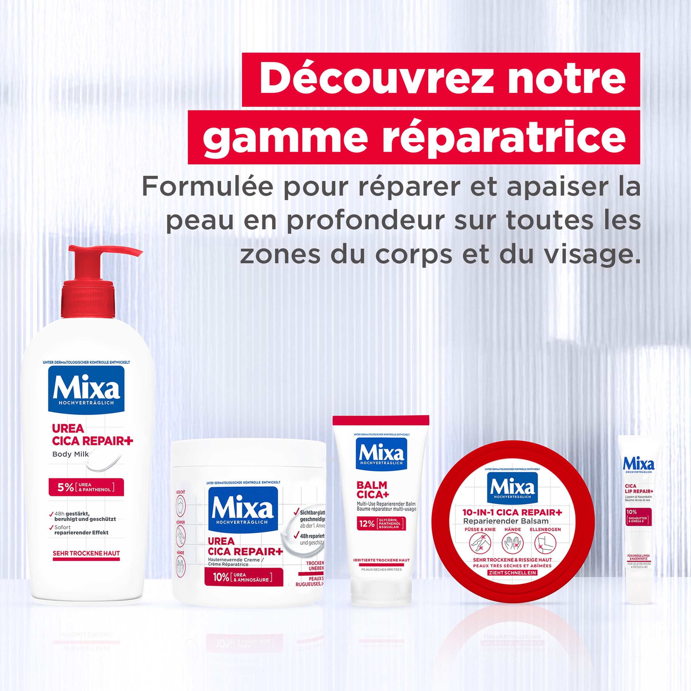 Mixa Körperbalsam »Mixa Balm Cica+ Multi-Use Reparierender Balm«