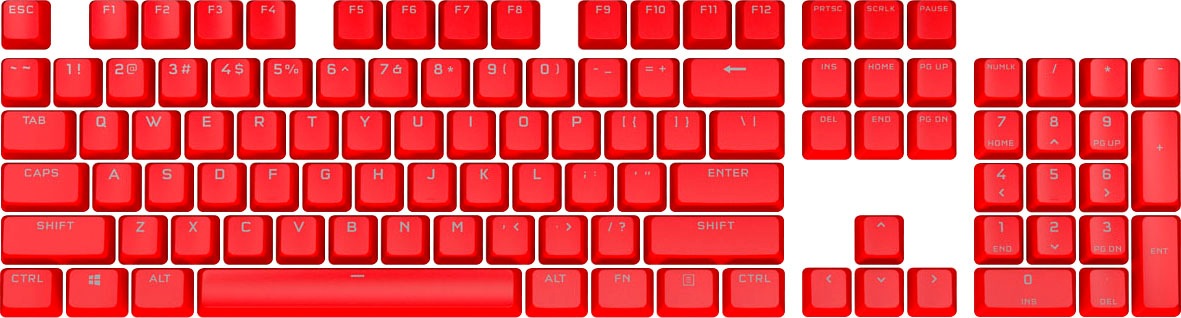 Corsair Tastatur-Tastenkappen »PBT DOUBLE-SHOT PRO-Tastenkappen-Mod-Kit«