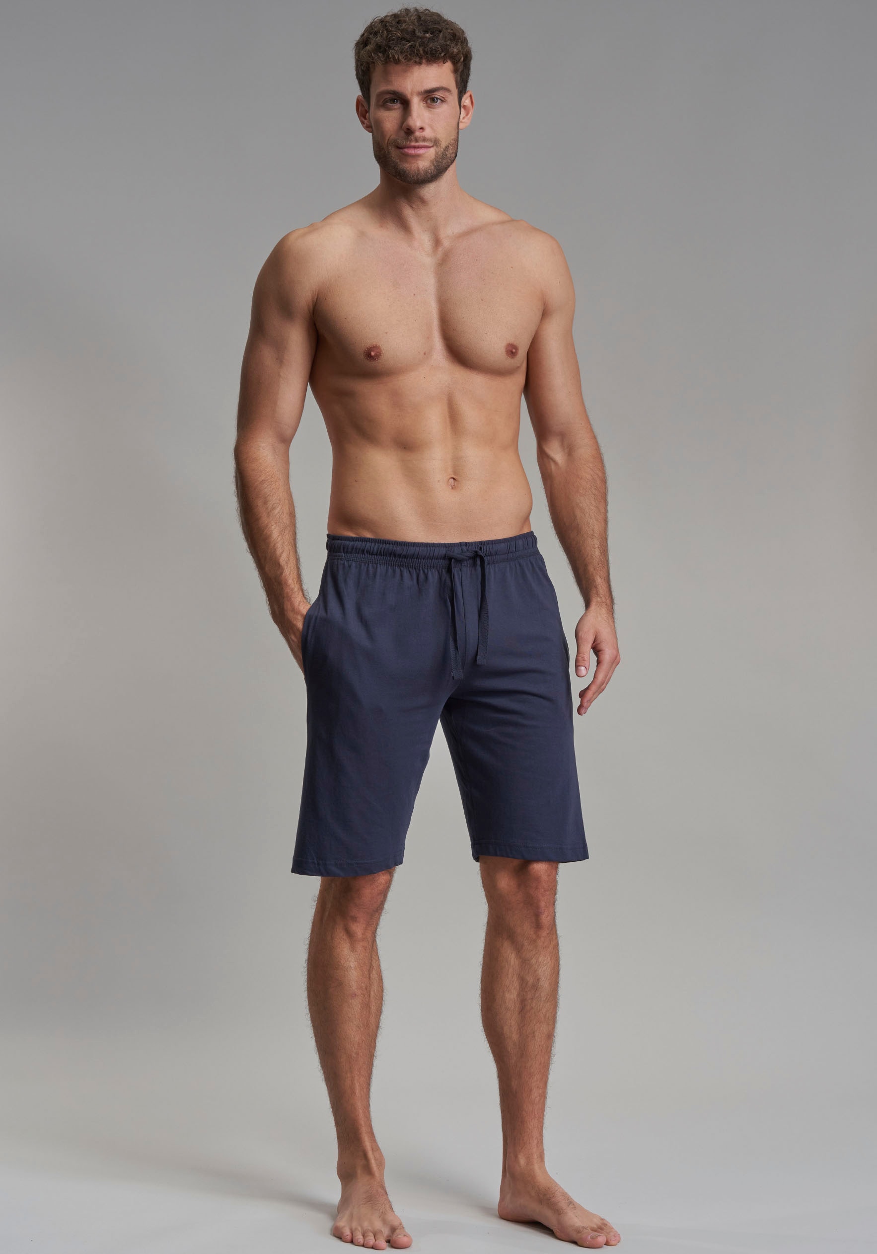 GÖTZBURG Homewearhose »New York«, Baumwolle, Kordelzug, bequem