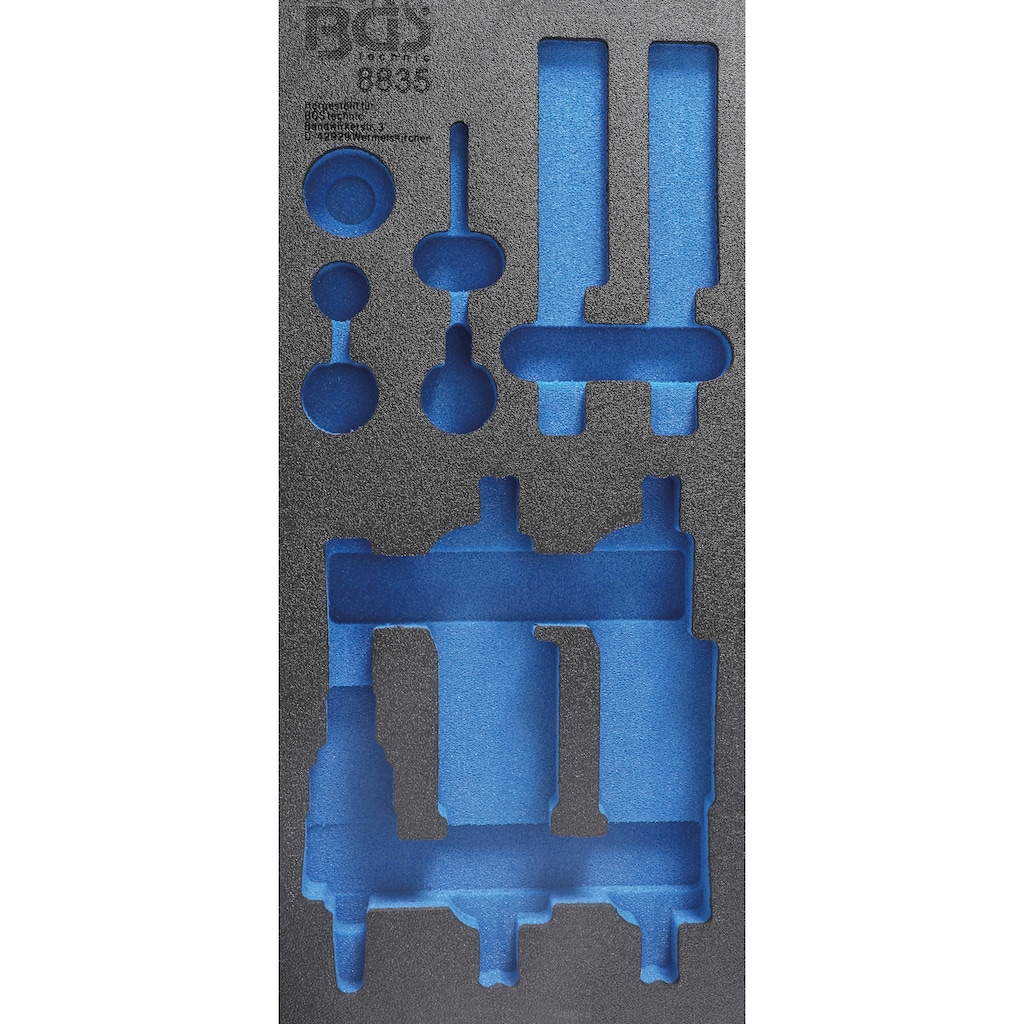 BGS Werkzeugset »Werkstattwageneinlage 1/3: Motoreinstellwerkzeuge«
