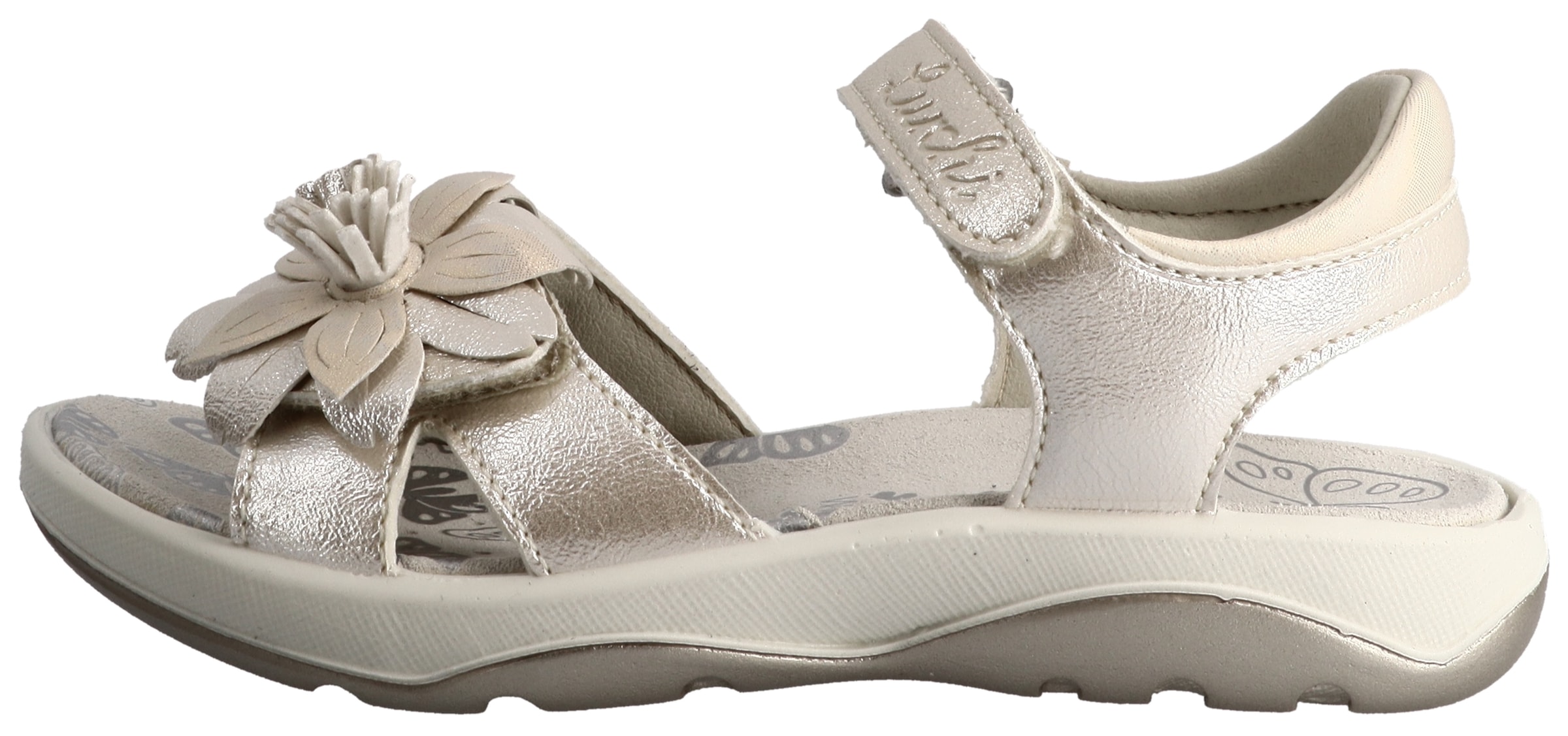 Lurchi Sandale »Flora«  Sandalette mit Blumenverzierung, Größenschablone zum Download