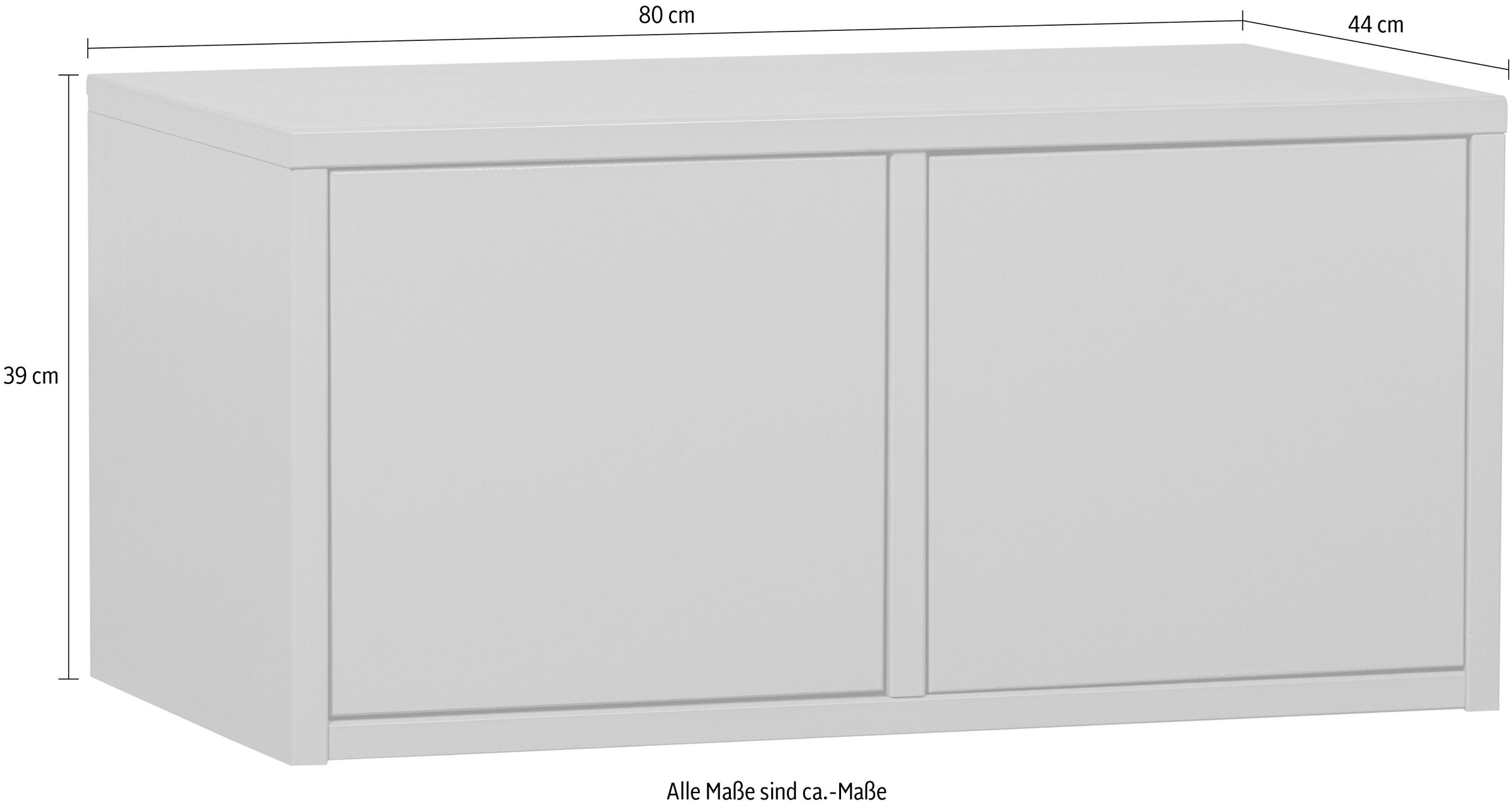 WOOOD Sitzbank »Turner«, mit Push-to-Open Funktion, belastbar bis 100 kg, H 39 cm x B 80 cm