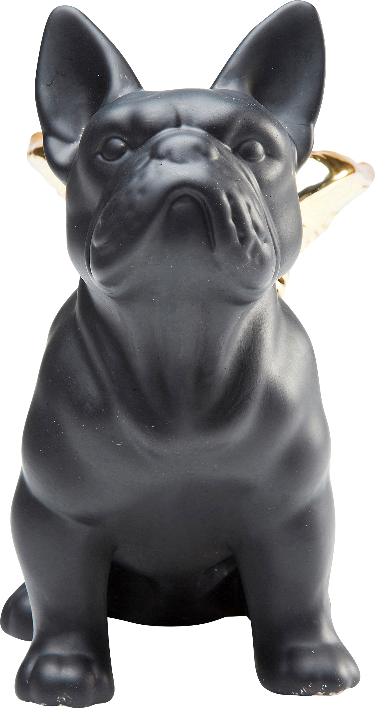 Kare Design Dekofigur »Deko Figur Sitting Angel Dog Gold-Schw«