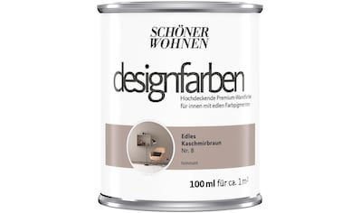 SCHÖNER WOHNEN-Kollektion Wand- und Deckenfarbe »Designfarben«, (1), 100 ml, Edles... kaufen