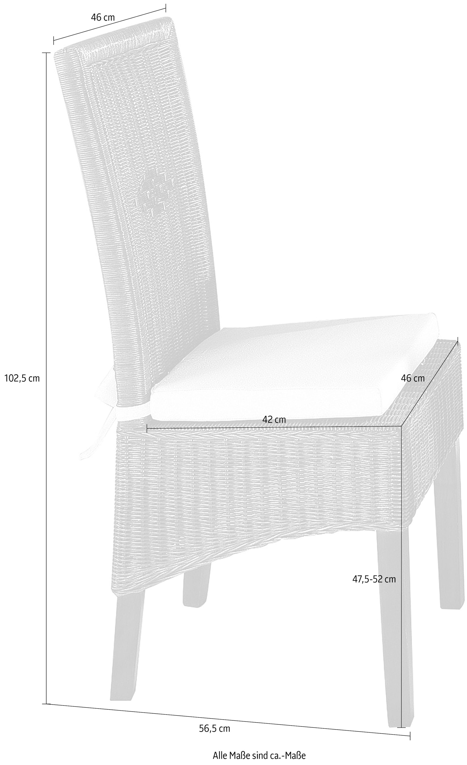 Home affaire Stuhl »stuhlparade«, (Set), 2 St., Polyester