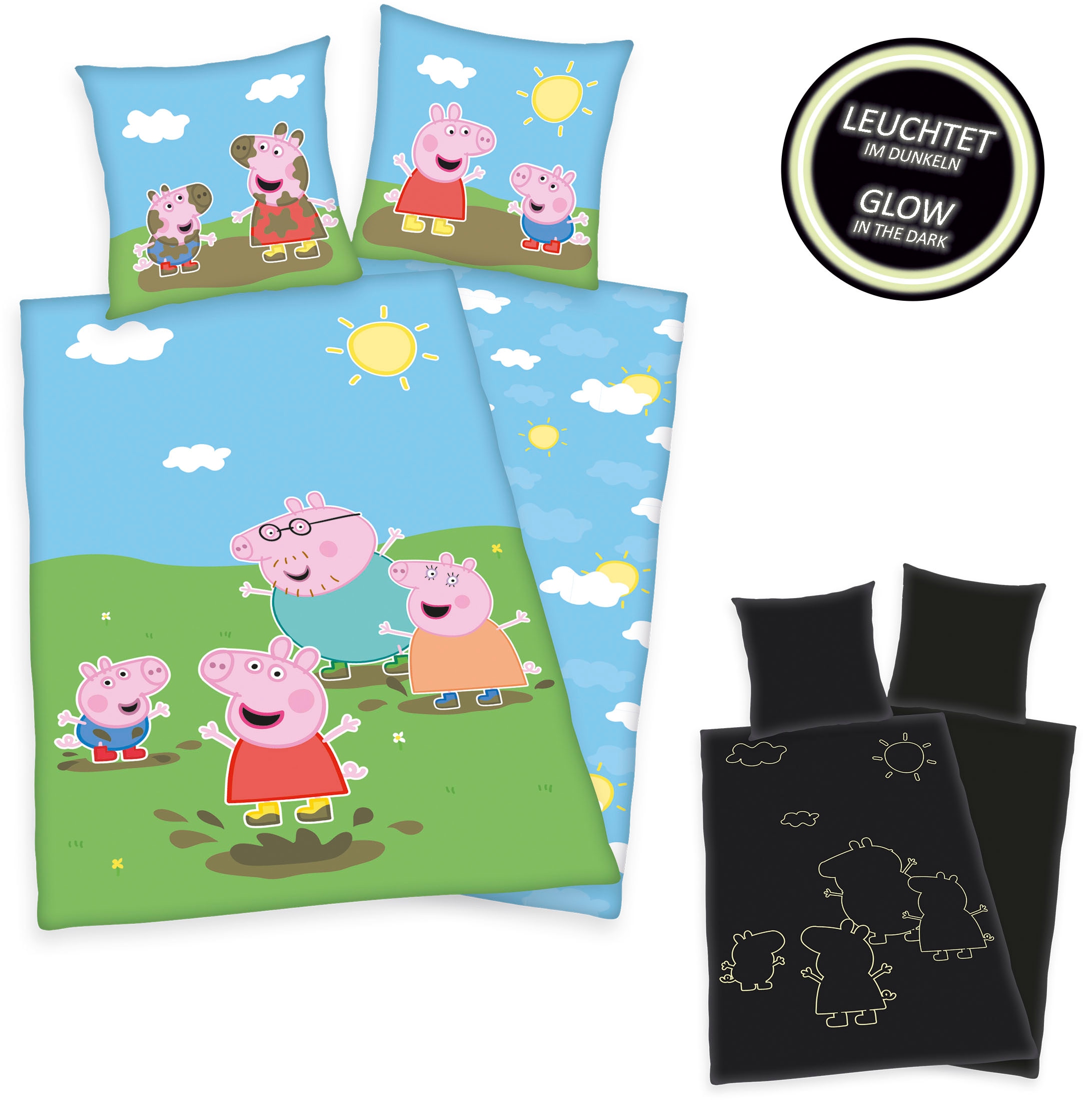 Peppa Pig Kinderbettwäsche »Peppa Pig«, mit tollem Peppa Pig Motiv