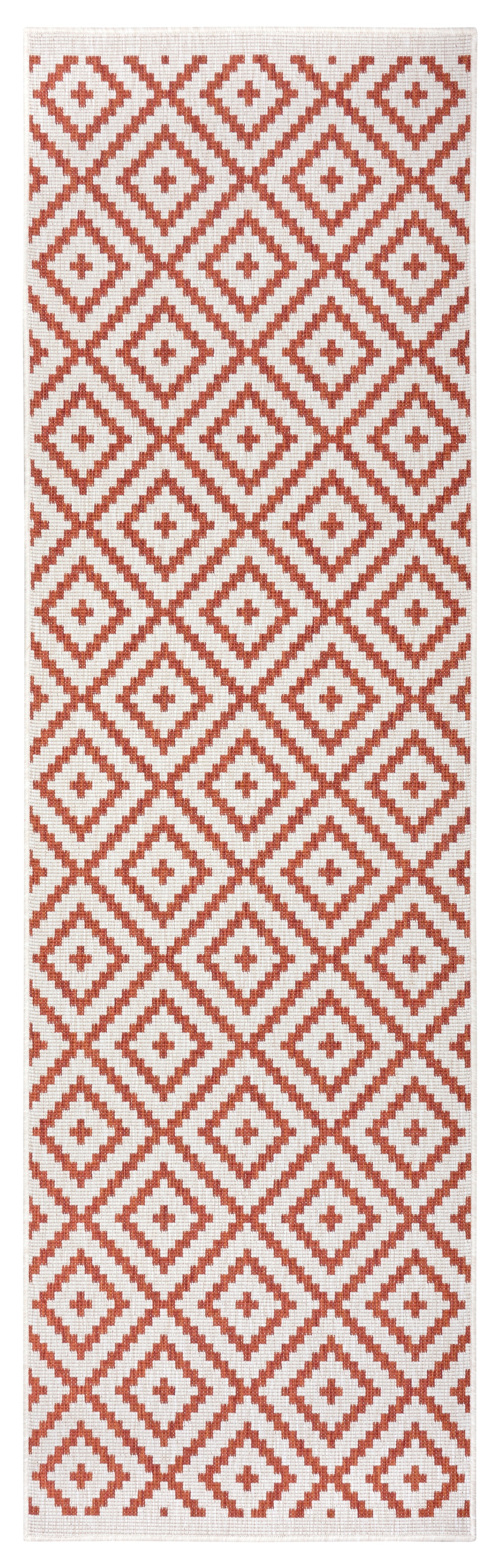 my home Läufer »Ronda Wendeteppich«, rechteckig, 5 mm Höhe, Sisal-Optik, Flachgewebe, In- und Outdoor, geometrisches Boho Design