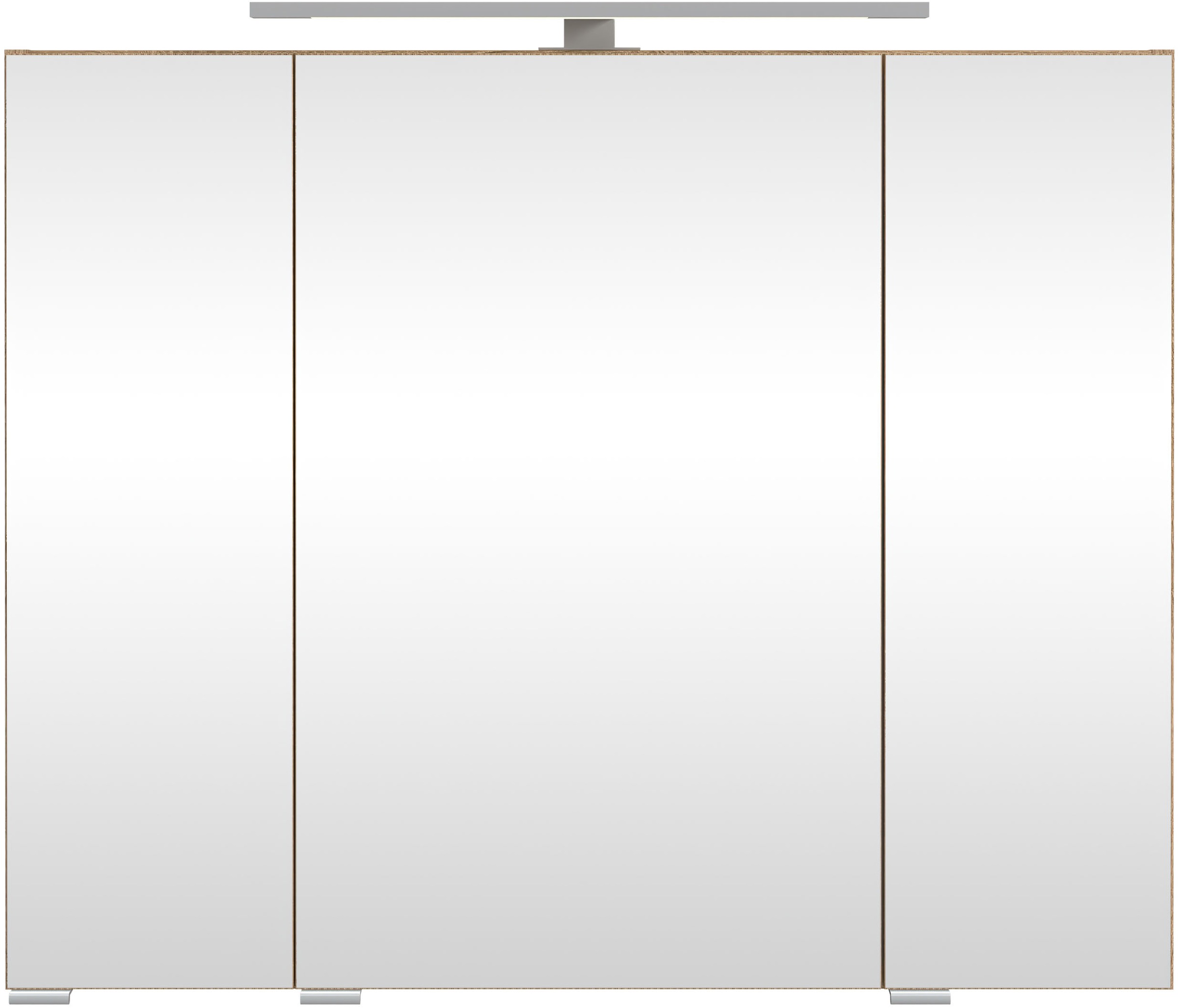 welltime Badmöbel-Set »Eixo«, Set 110 cm breit, Badmöbel mit LED-Beleuchtung