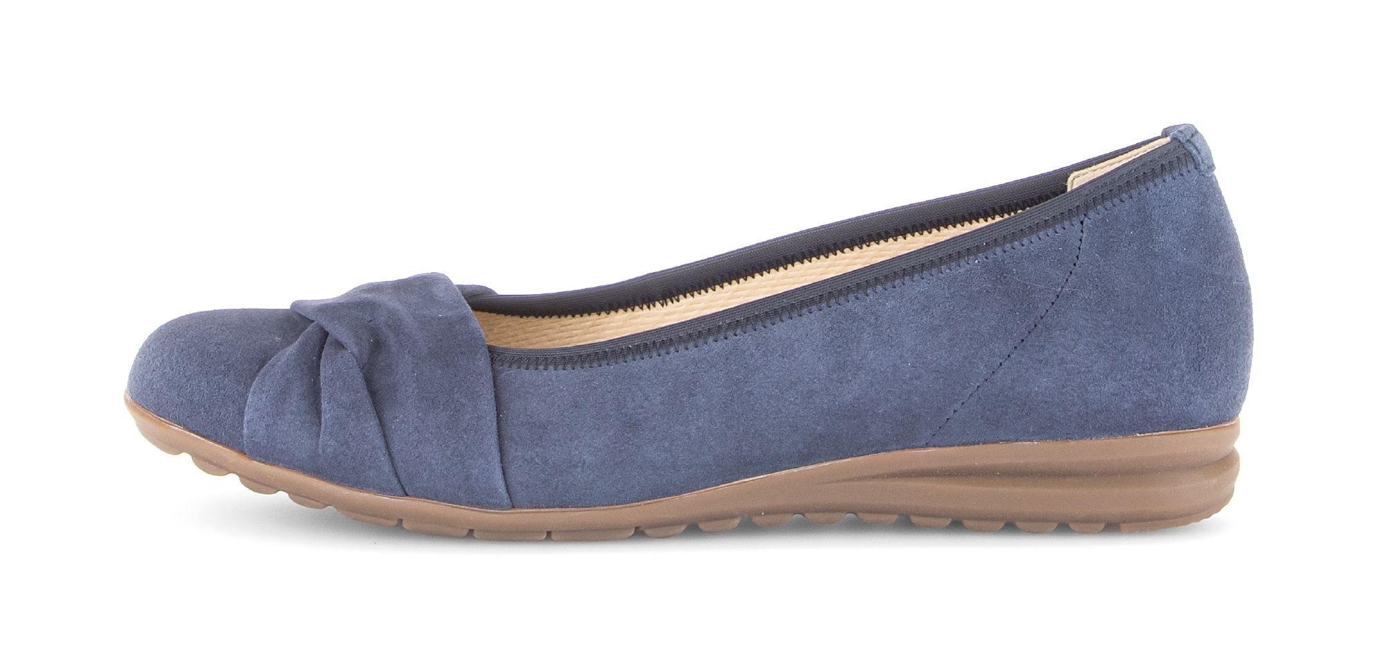 Gabor Ballerina »FLORENZ«  Businessschuh, Slipper, Schlupfschuh mit Zierriegel, Weite G (=weit)