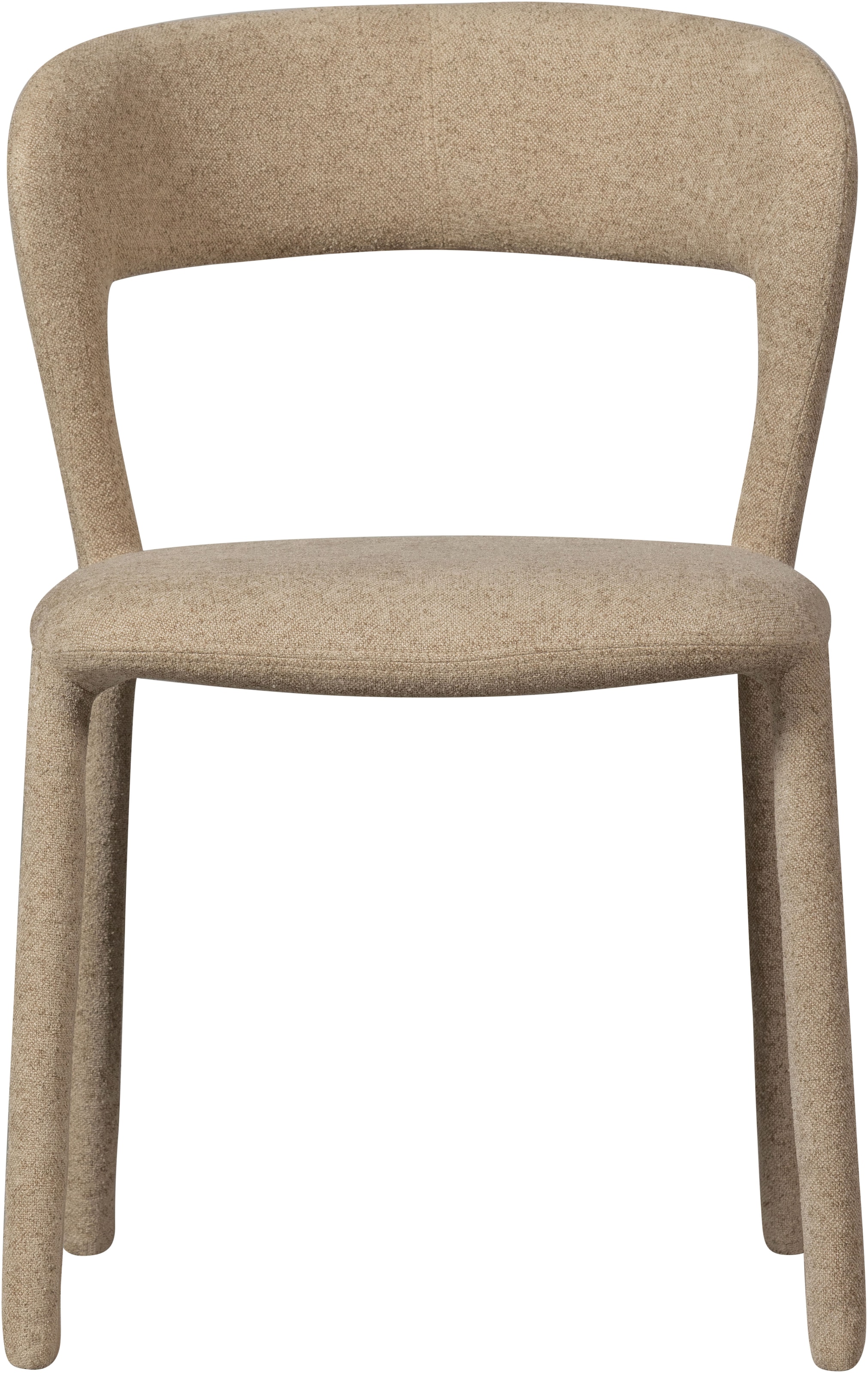 WOOOD Esszimmerstuhl »Noble«, (Set), 2 St., Strukturstoff, komplett mit Stoff bezogen, Höhe 76 cm x Breite 51 cm