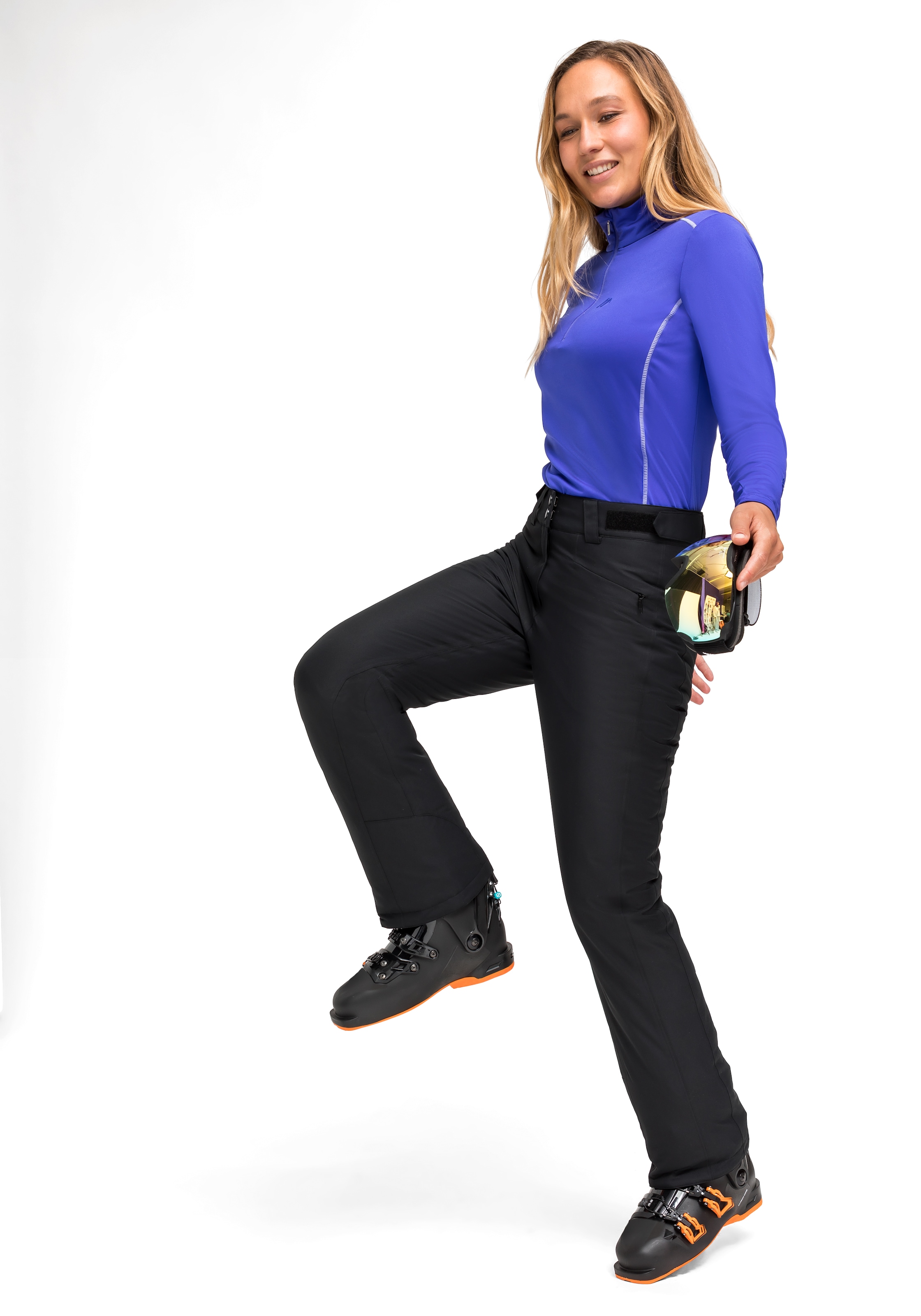 Maier Sports Skihose »Beate«, Damen Schneehose, wind- und wasserdicht, verstellbarer Bund, Regular Fit