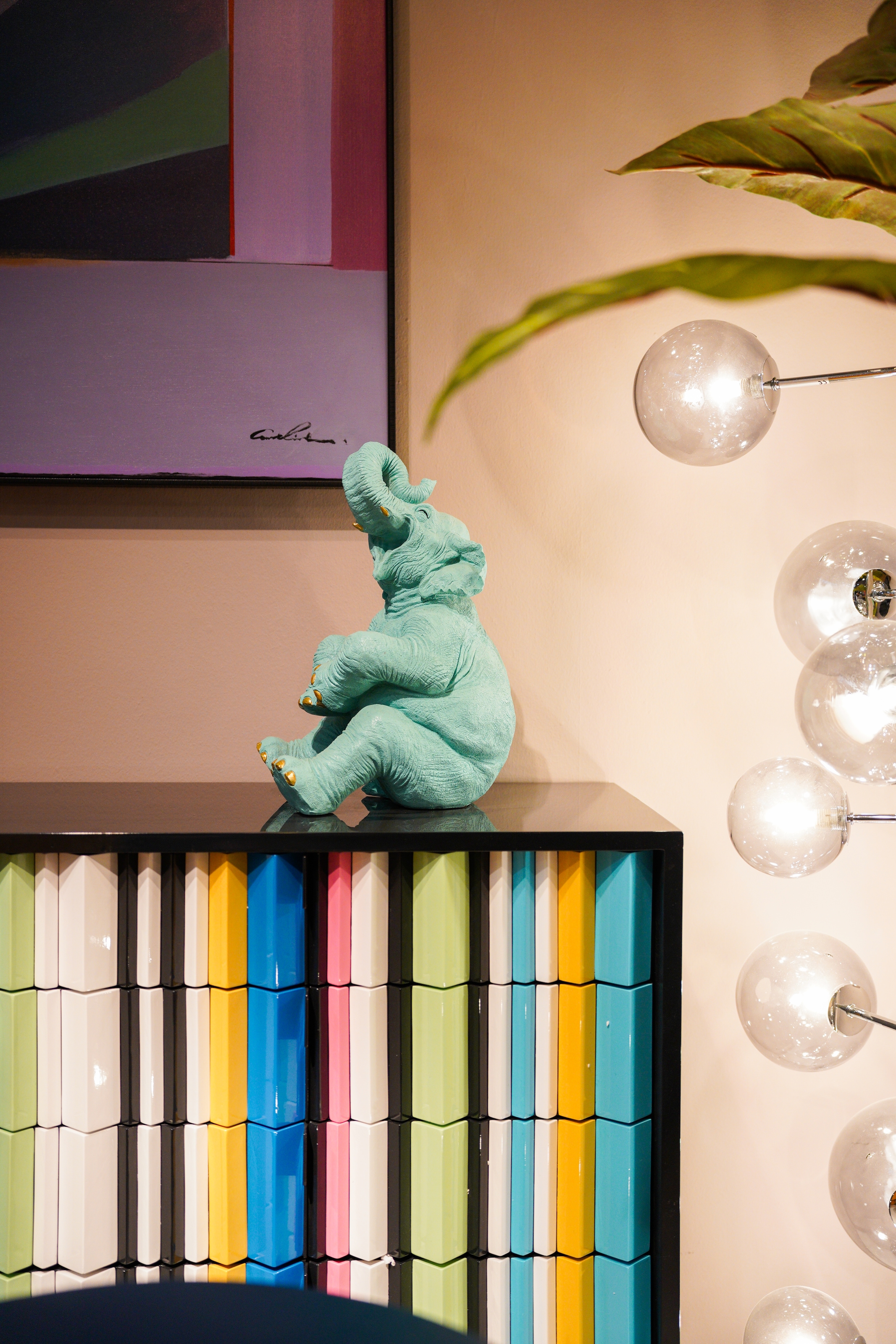 Kare Design Spardose »Happy Elephant« aus robustem Polyresin