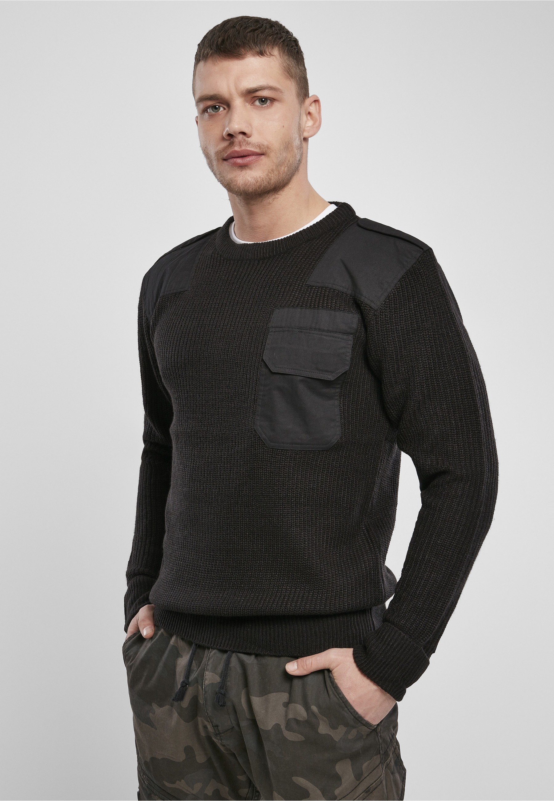 Brandit Rundhalspullover »Brandit Herren Military Sweater« 1 Stk.