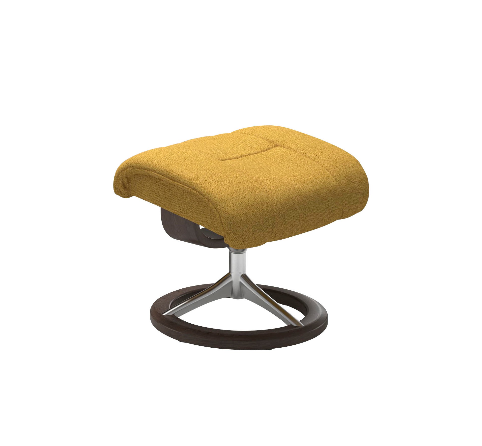Stressless® Relaxsessel »Reno«, (Set, Relaxsessel mit Hocker), mit Hocker, mit Signature Base, Größe S, M & L, Gestell Wenge
